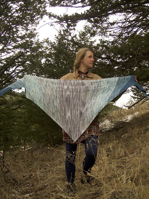  Long Cuddle Shawl by AndSheMakes 