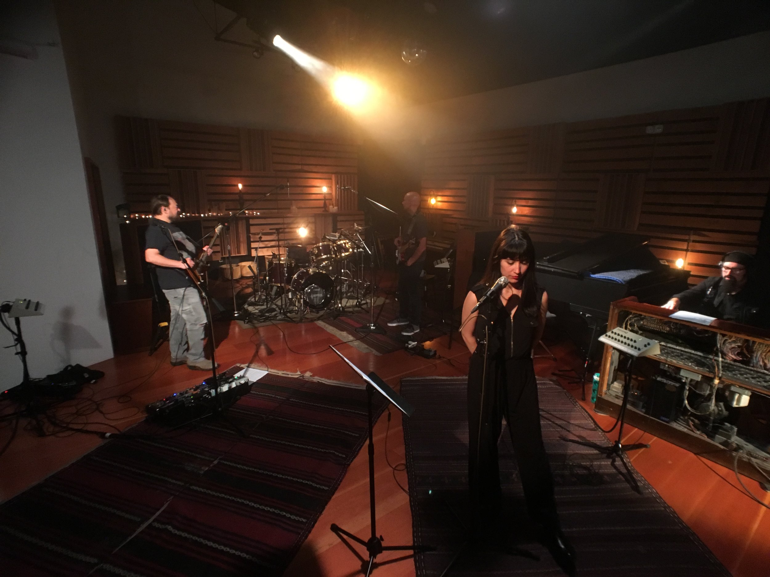 Brightshine full band album recording