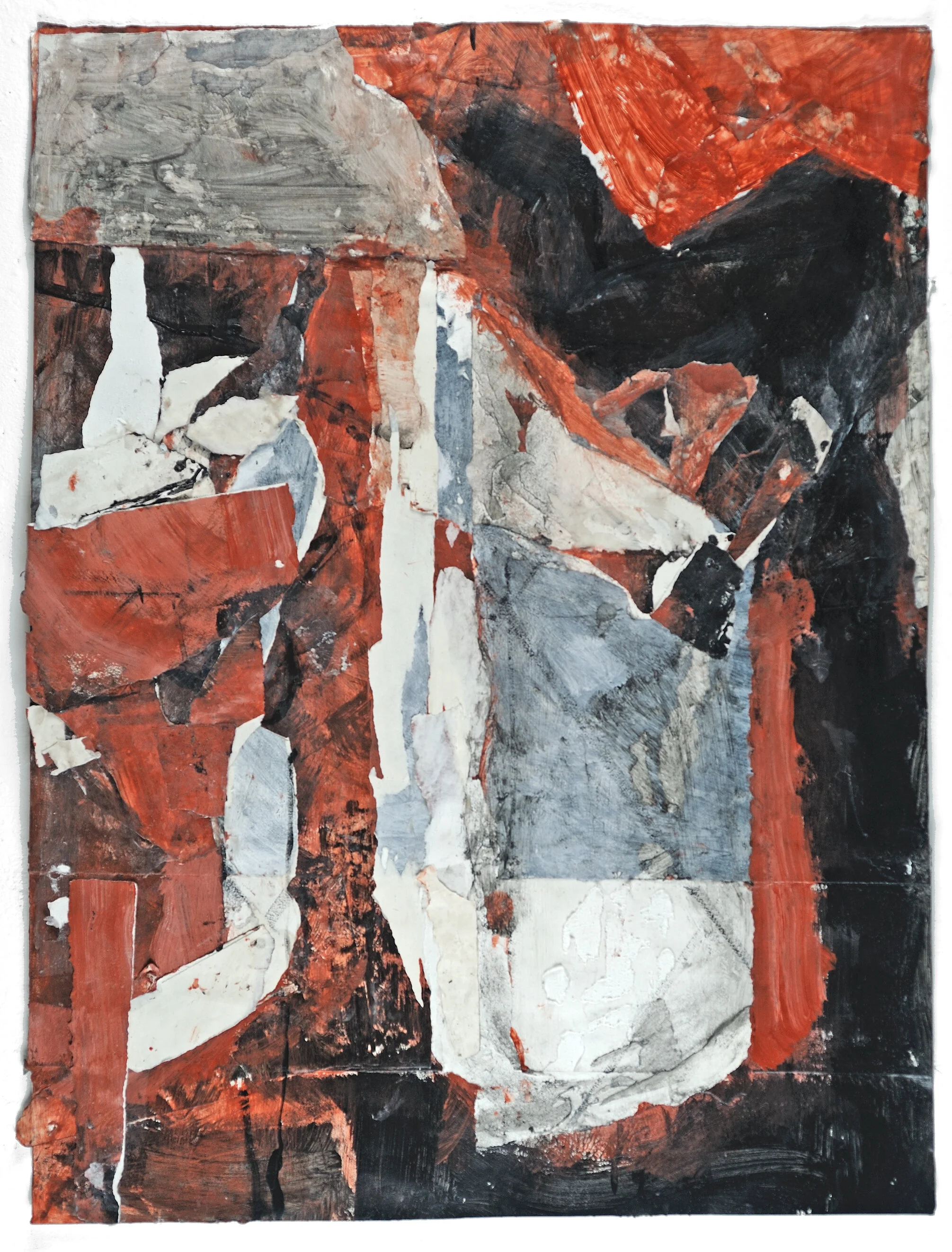 Rembrant's Light_2020_Acrylic Collage on Paper_42x31 inches.jpg