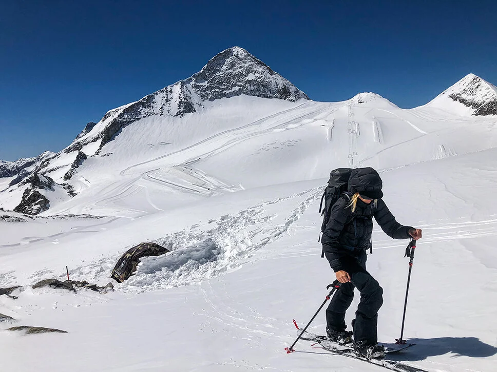Camping on a whole glacier just for yourself, Hintertux May 6th.