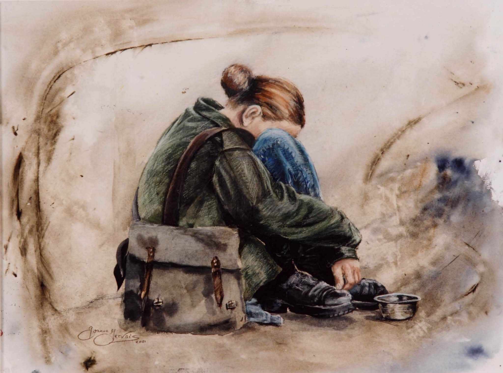Artist Joanne Gervais - Beggars bowl