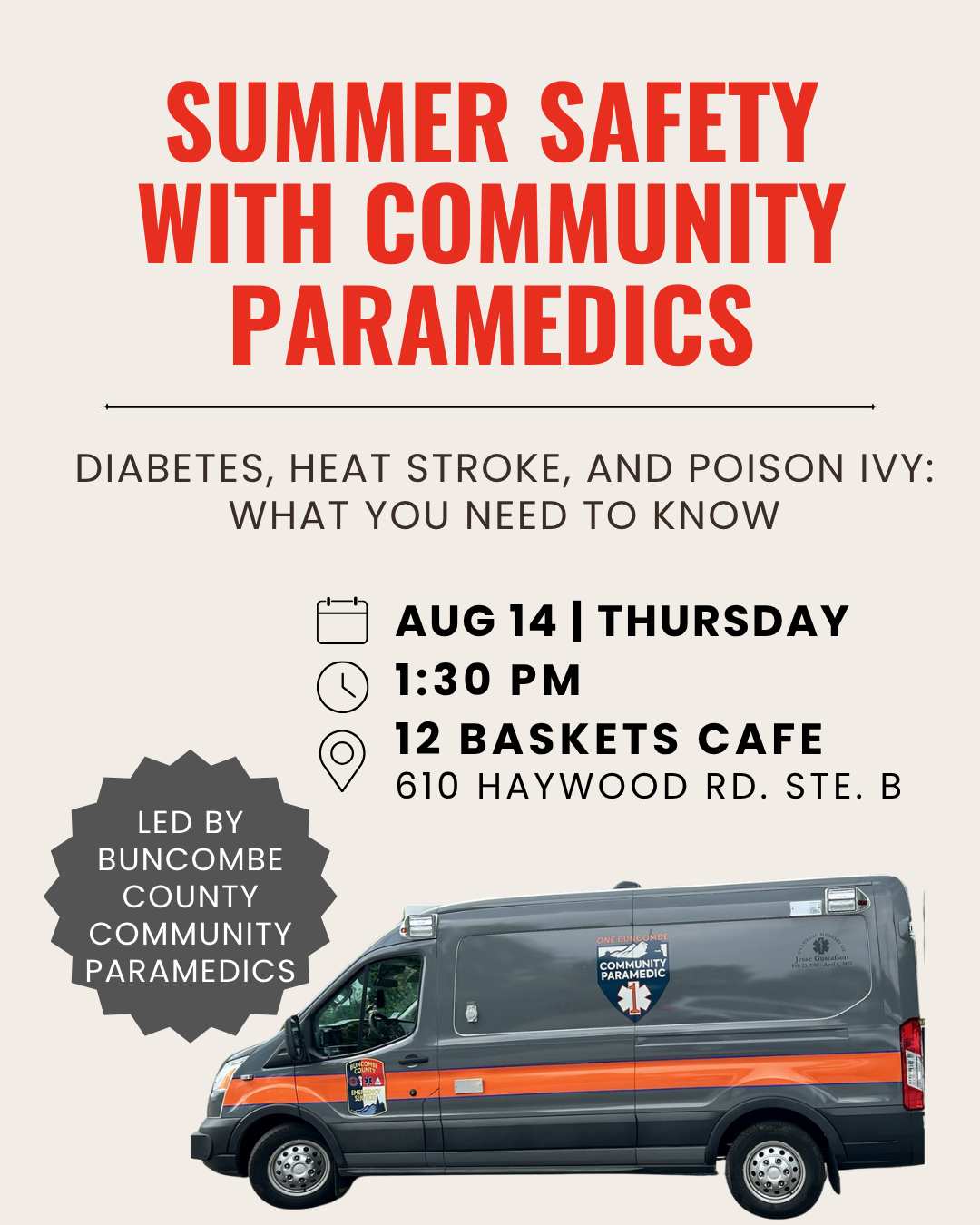 Summer Safety with Community Paramedics