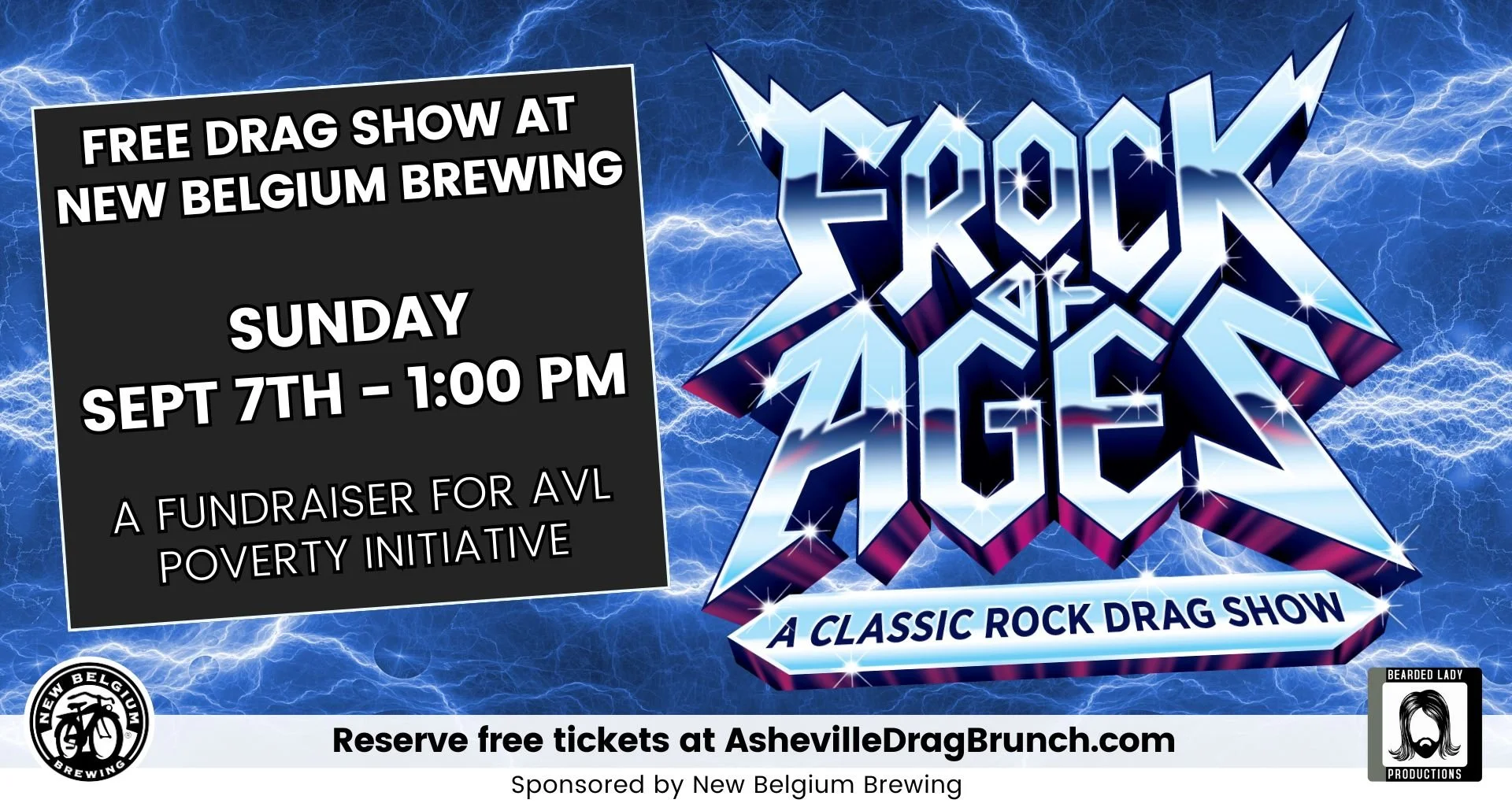 Asheville Drag Brunch FREE Classic Rock Drag Show Fundraiser
