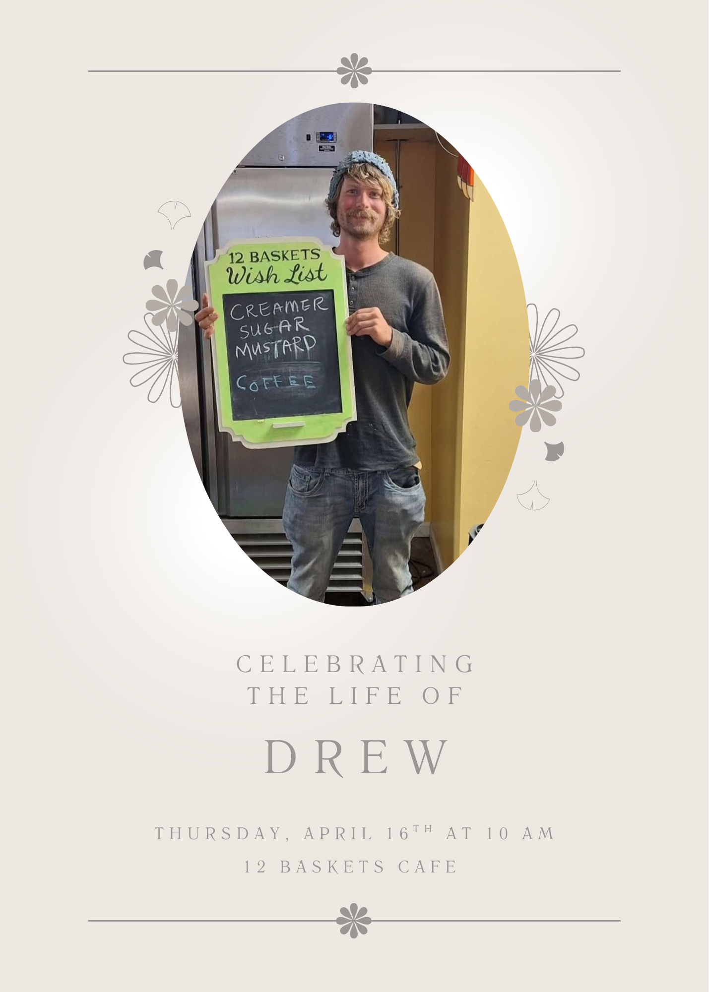 Memorial for Drew