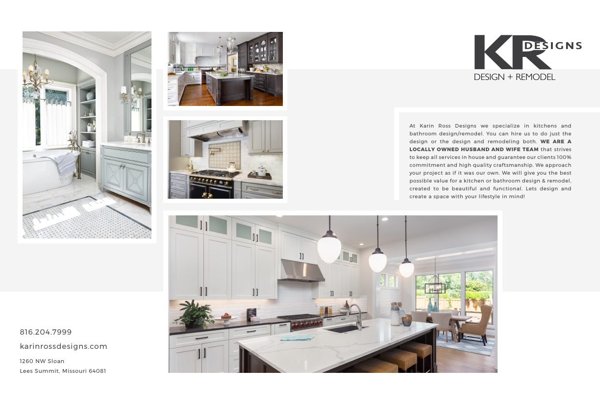 Karin Ross Designs offers custom kitchen and bathroom design + remodel  solutions. Remodeling in Kansas City, Leawood, Lee's Summit, Overland Park,  Lenexa, Fairway, Plaza, Mission Hill area just got easy. Elegant yet