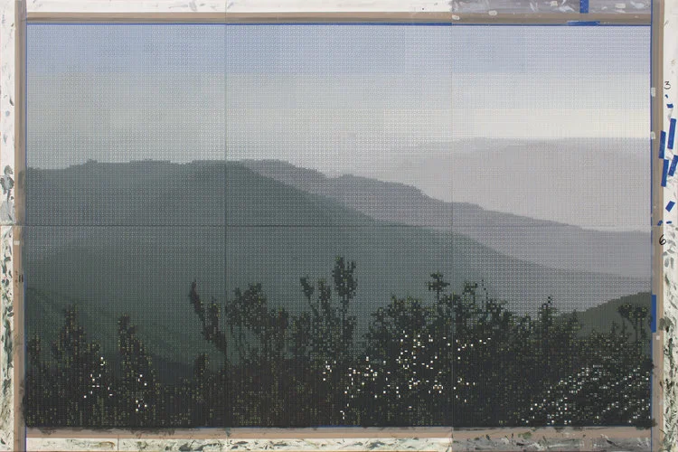 Figure 1: Amanecer en el Pico Turquino by Roger Toledo, 2019, 200 cm x 300 cm, artist’s studio, Havana, Cuba. Photo courtesy Roger Toledo.