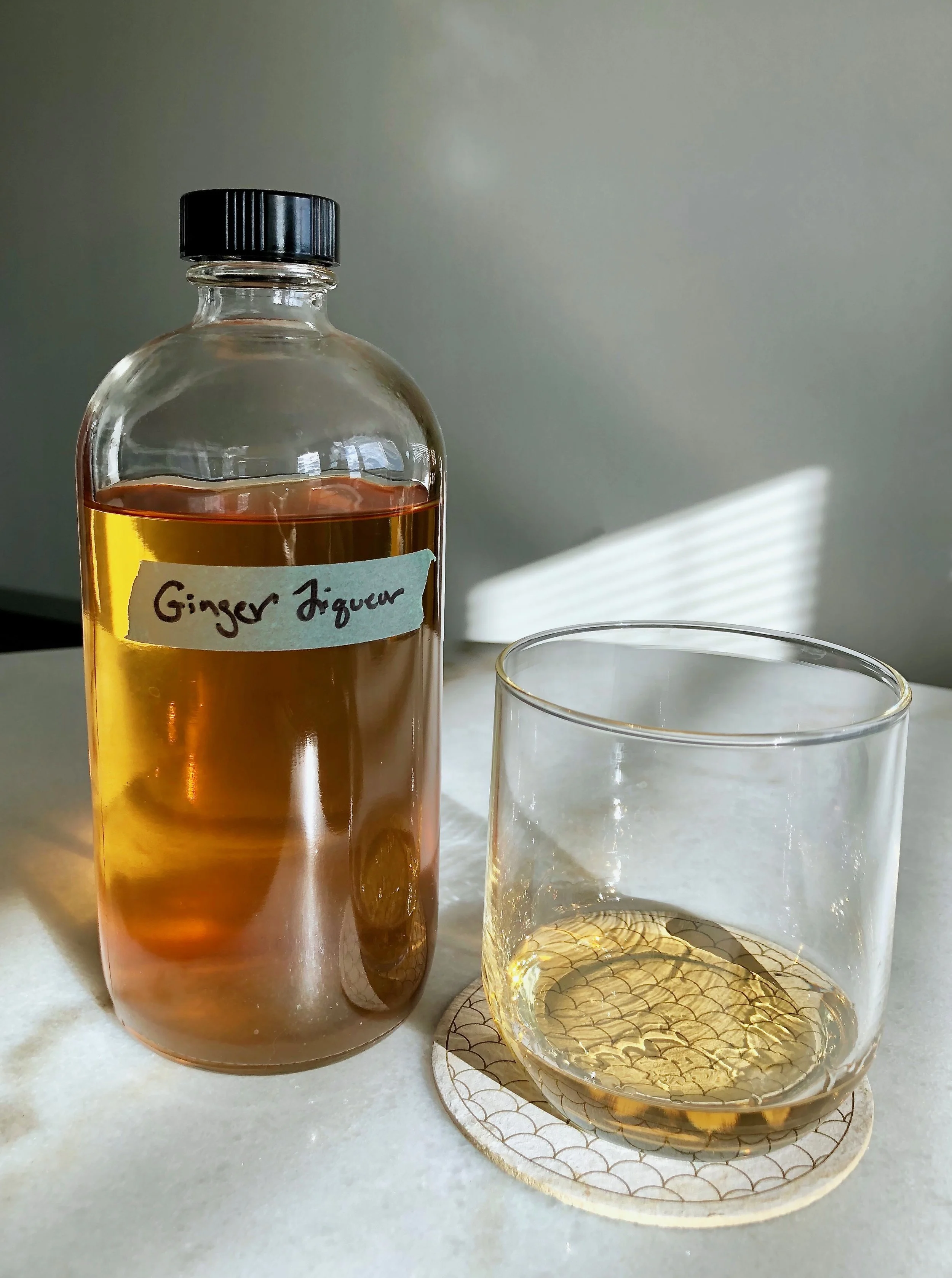 Homemade Ginger Liqueur — Fennel&Flannel