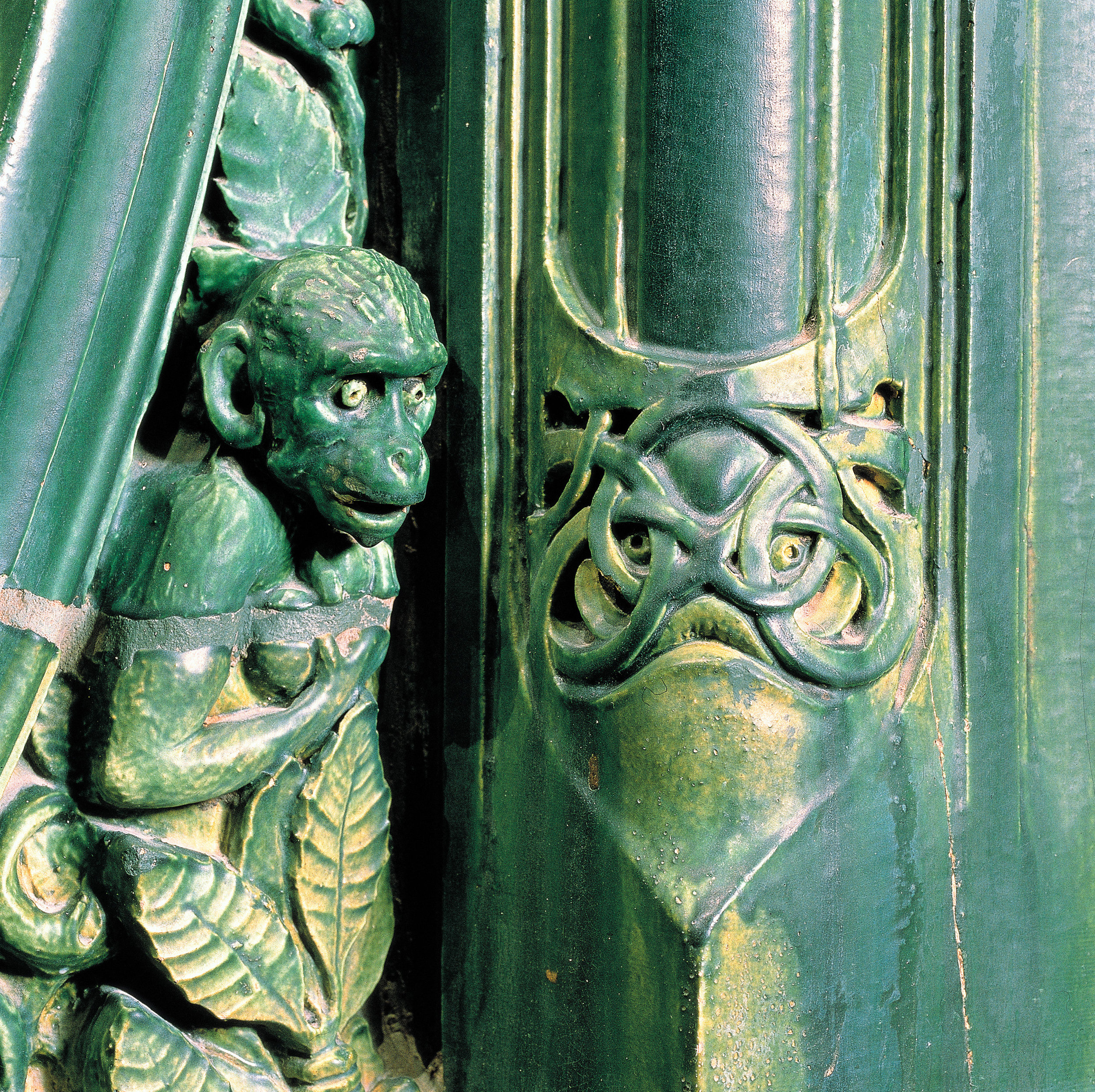 Terra Cotta Stair Balustrade