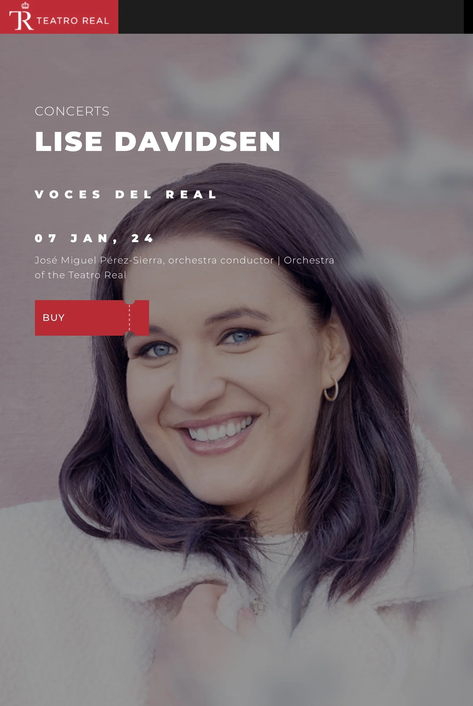 Voces Del Real: Lise Davidsen in Concert