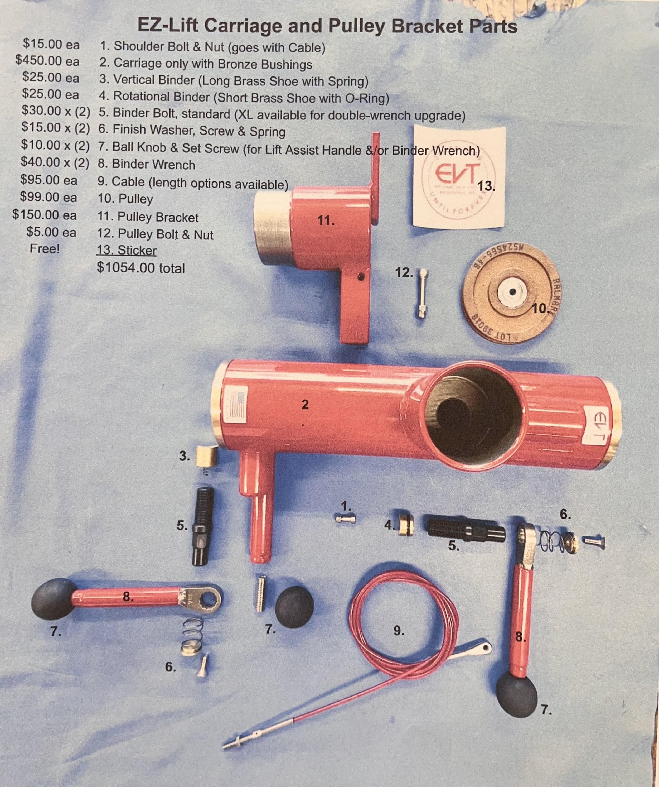 EZ-Lift Carriage and Pulley Bracket parts 2.jpg