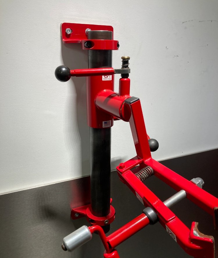 Adjustable Wall Mount with Clamp inside a mobile van 2.jpeg
