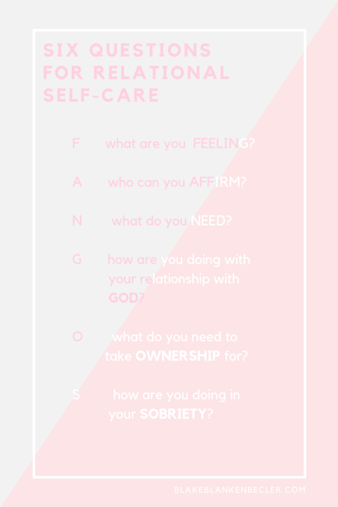 Relational Self-Care