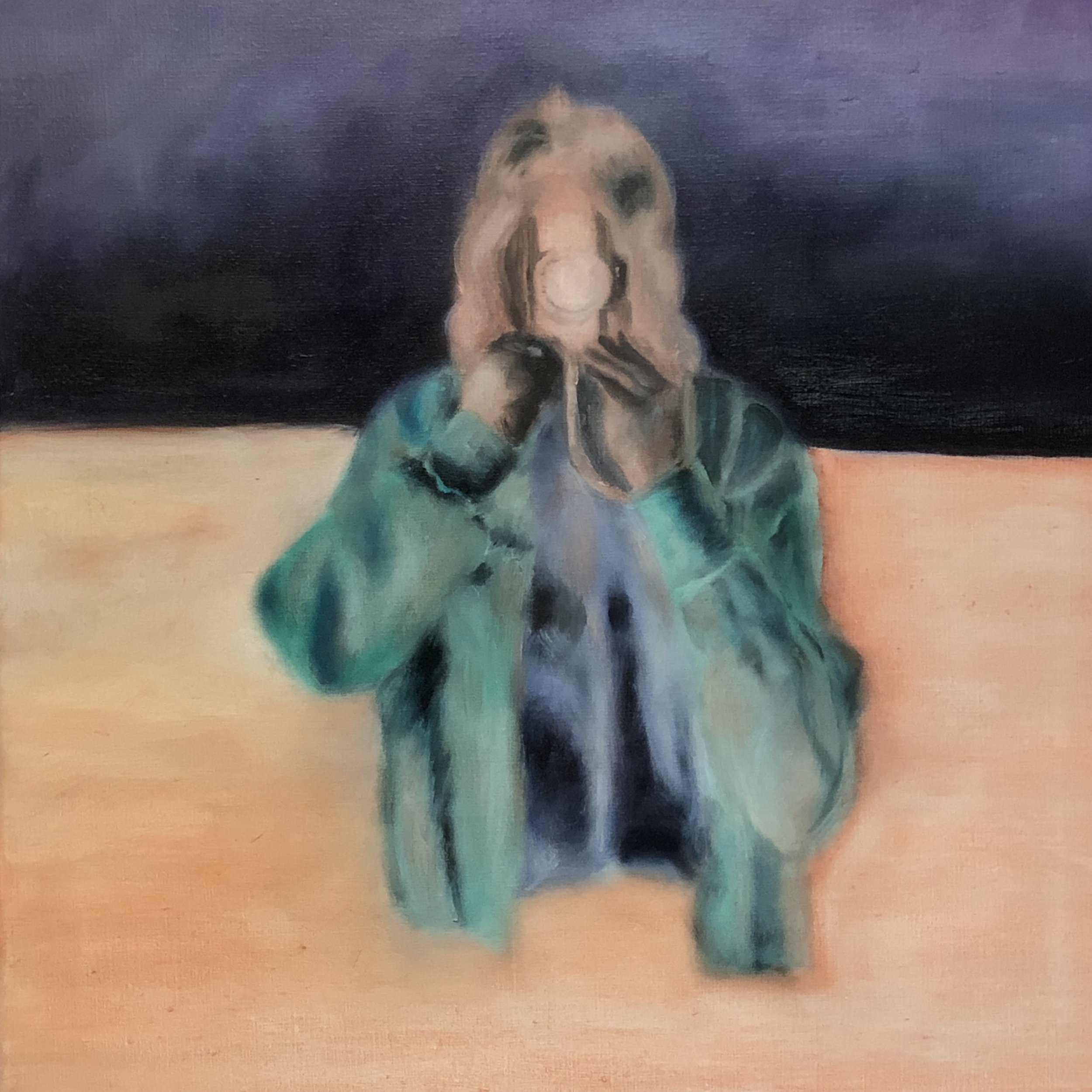 "Picture Me" oil on linen 18"x18"