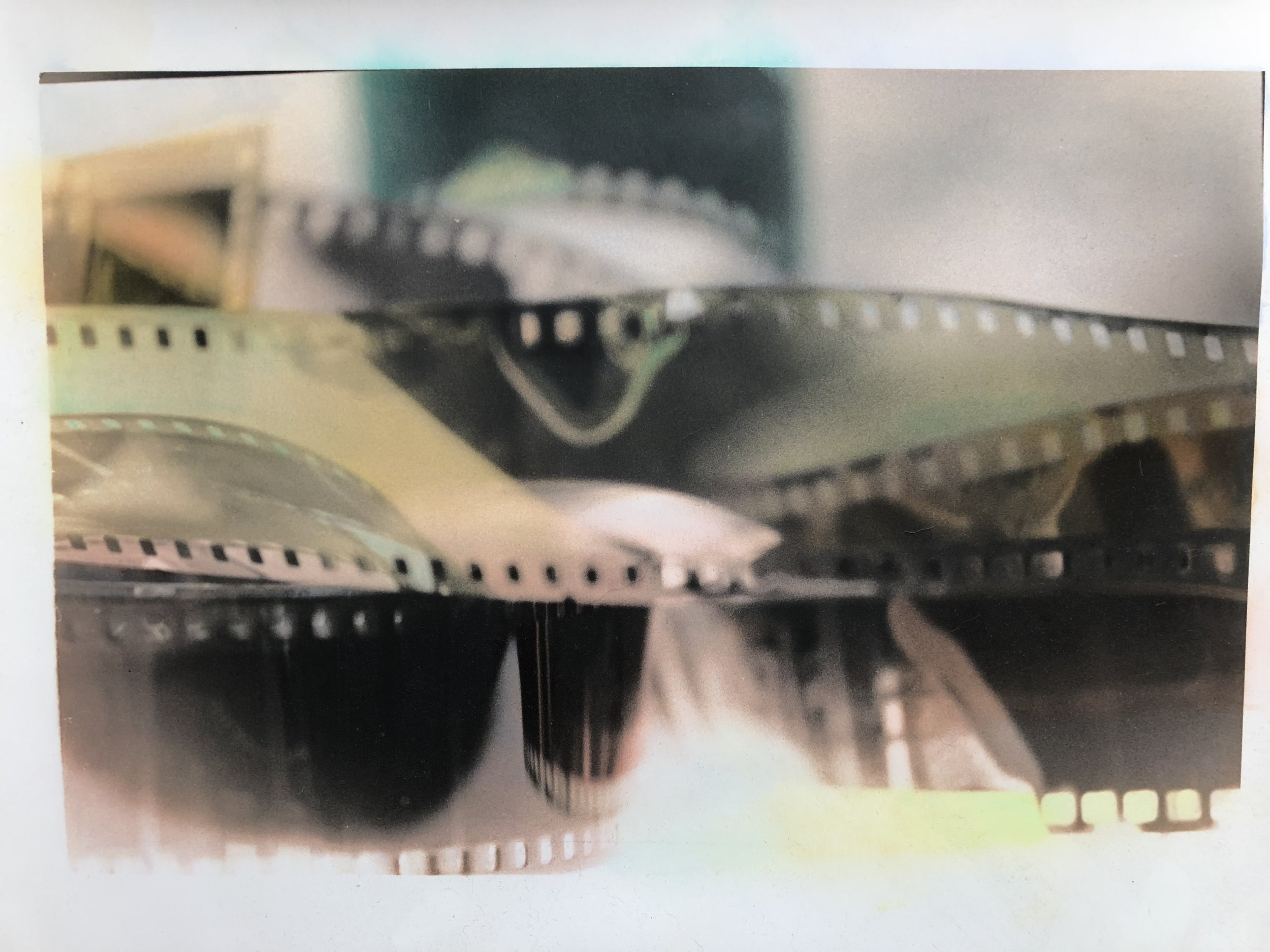 "Tainted" oil on silver gelatin print