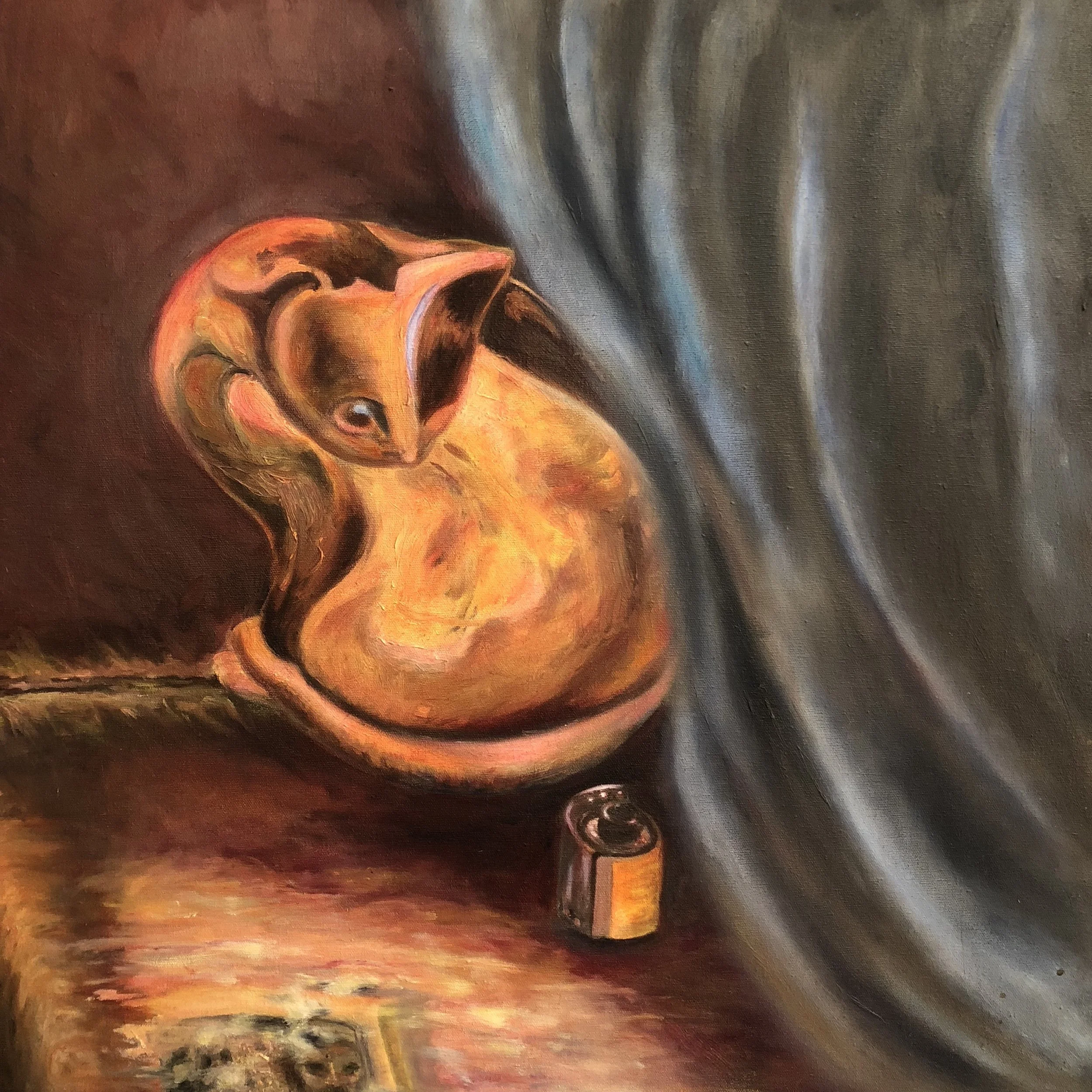 "The Development" oil on canvas 24"x24"