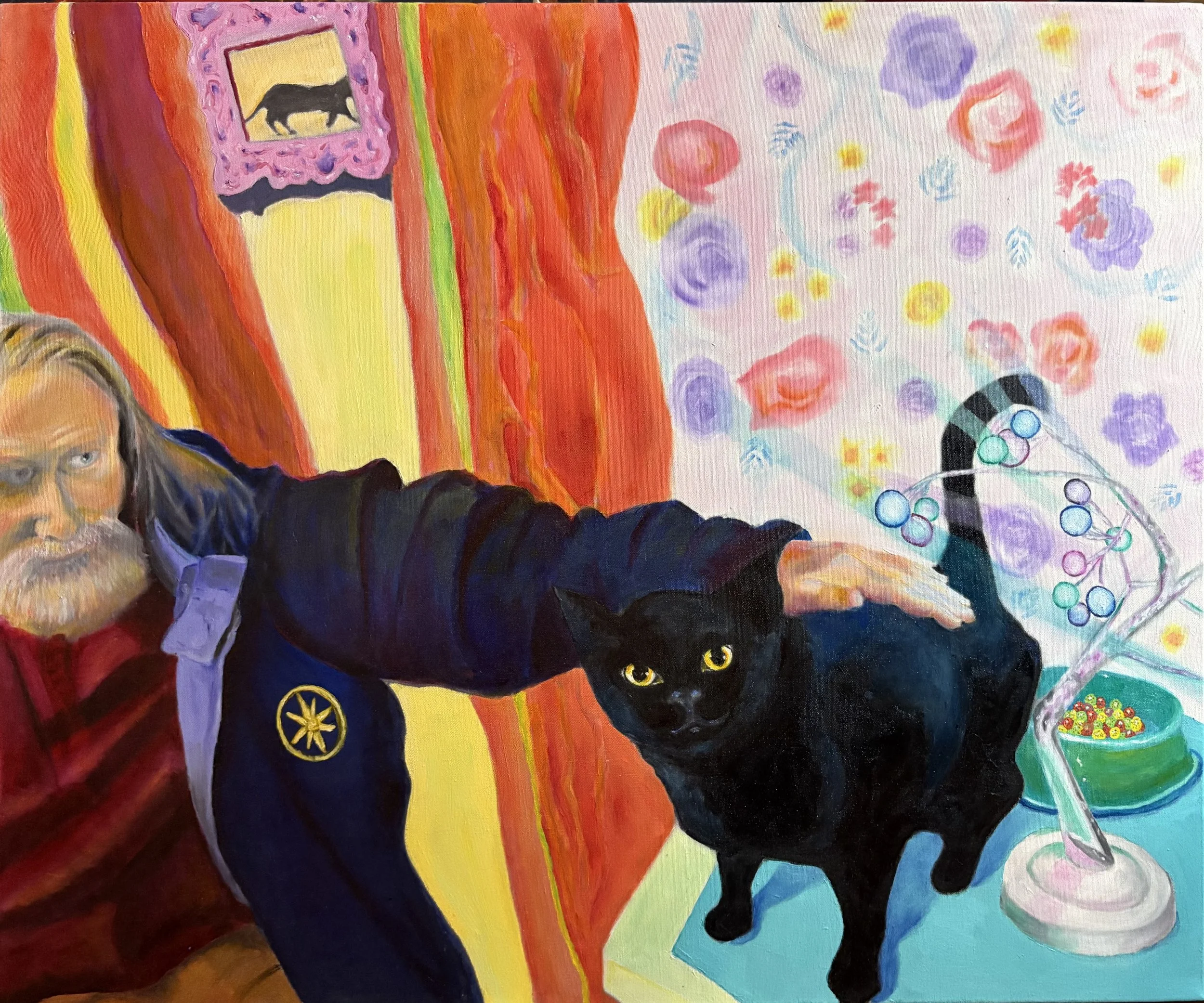"Jan and Olivia" oil on canvas 30"x36"