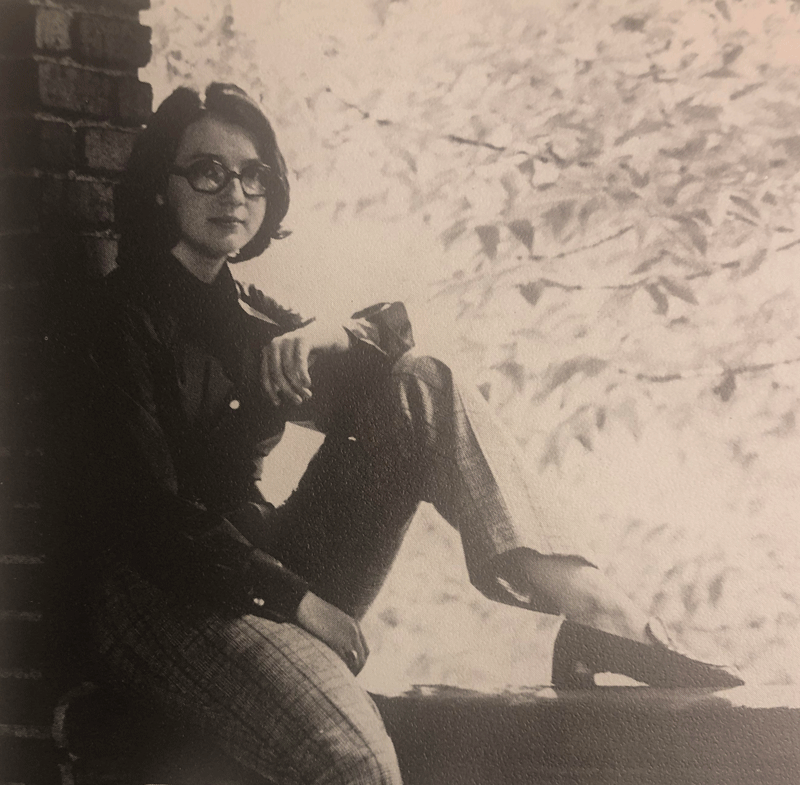 Patricia Werschulz née Patterson as a first year at Chatham, 1968