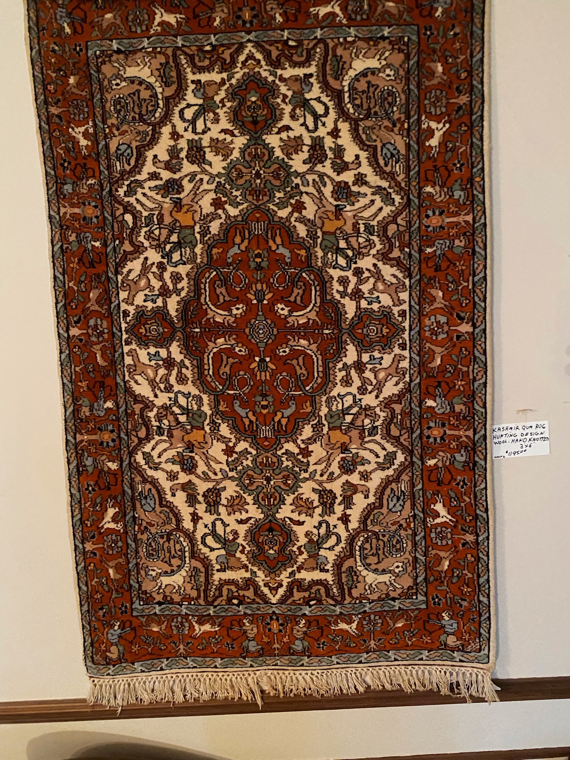 Kashmir Qum Area Rug