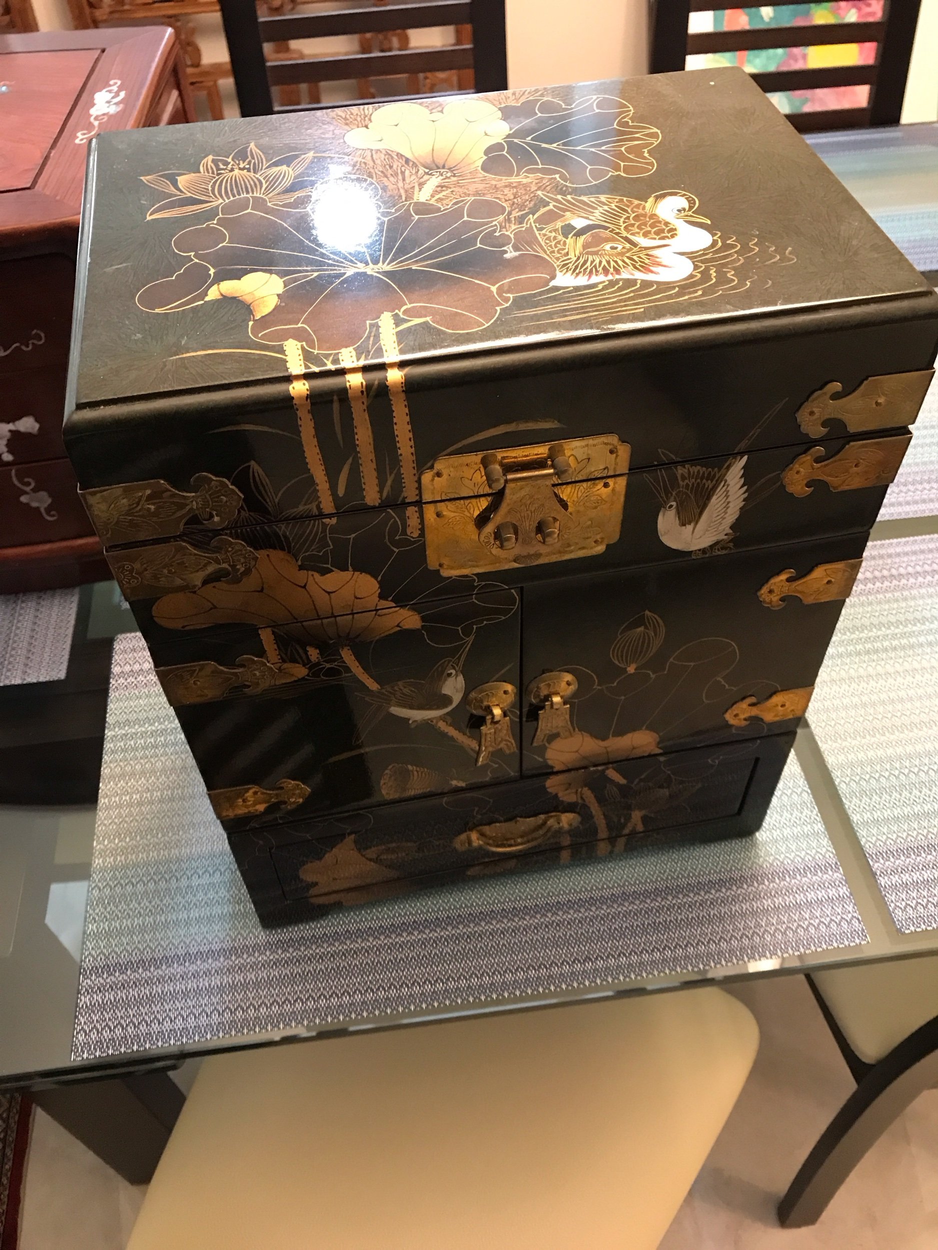 Vintage Chinese Jewelry case