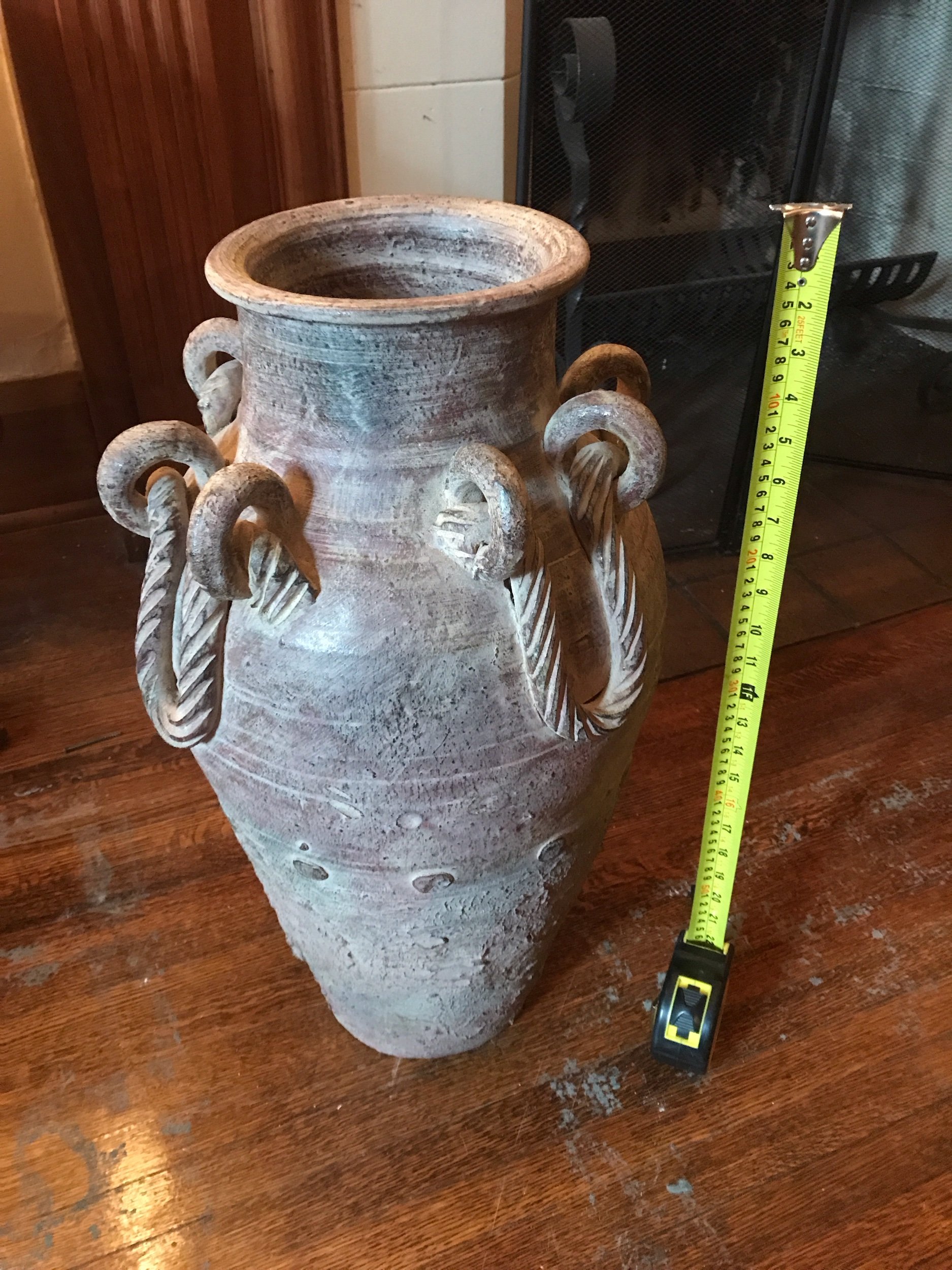 Mexican Floor Vase with handles