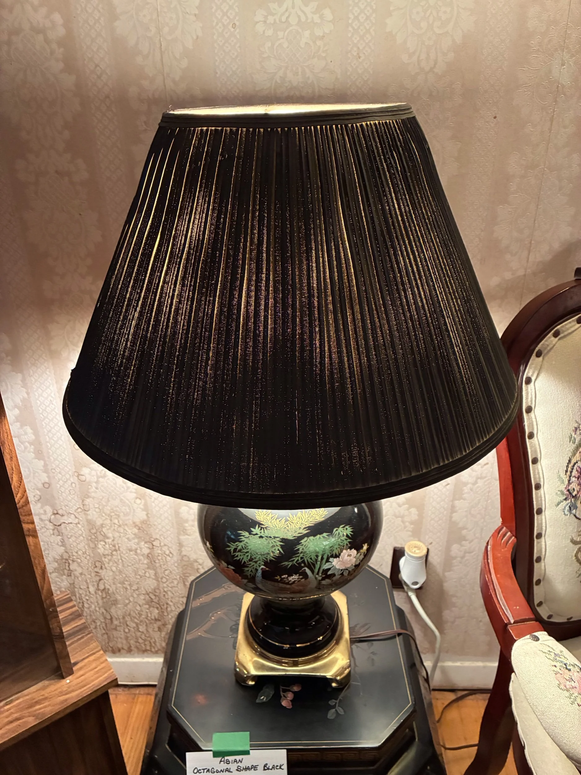 Lot 27 - dark blue with brass base