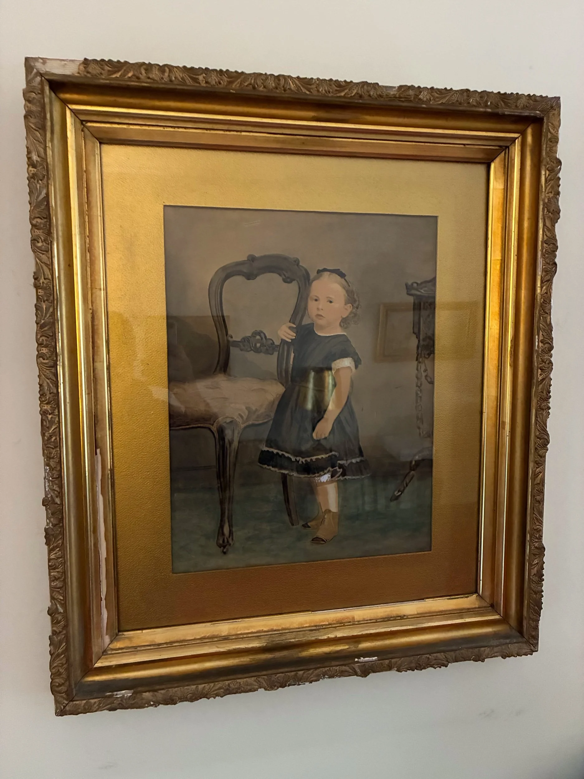 Antique Coloured Photo $45