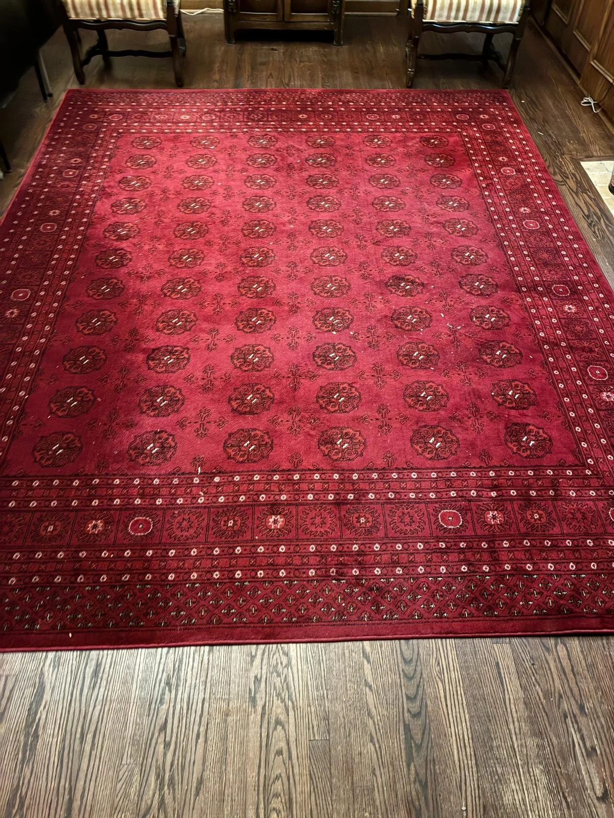 Red Bukhara Style Carpet 8 x 10 $125