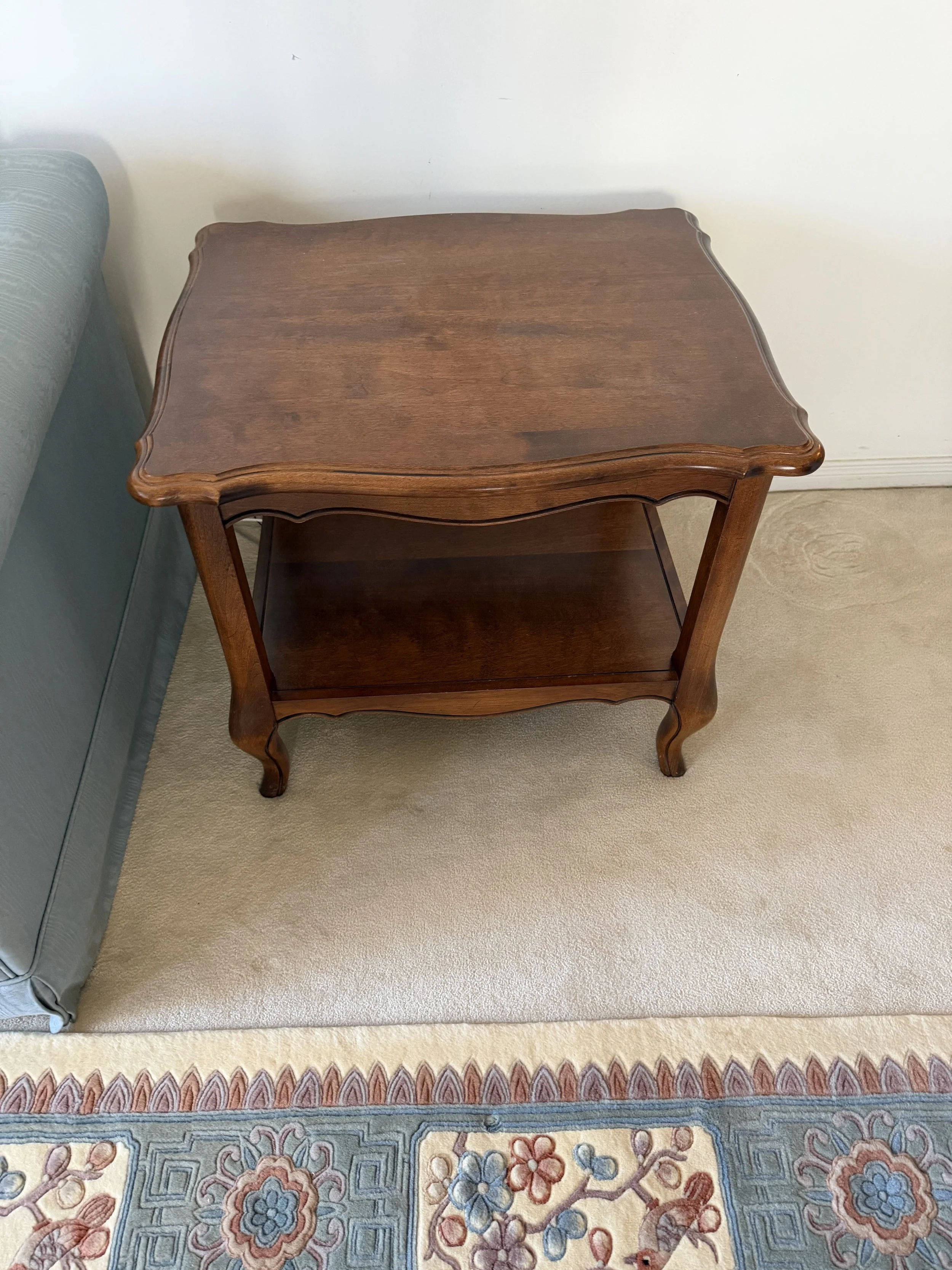 Ethan Allen French Country Tiered Side Table