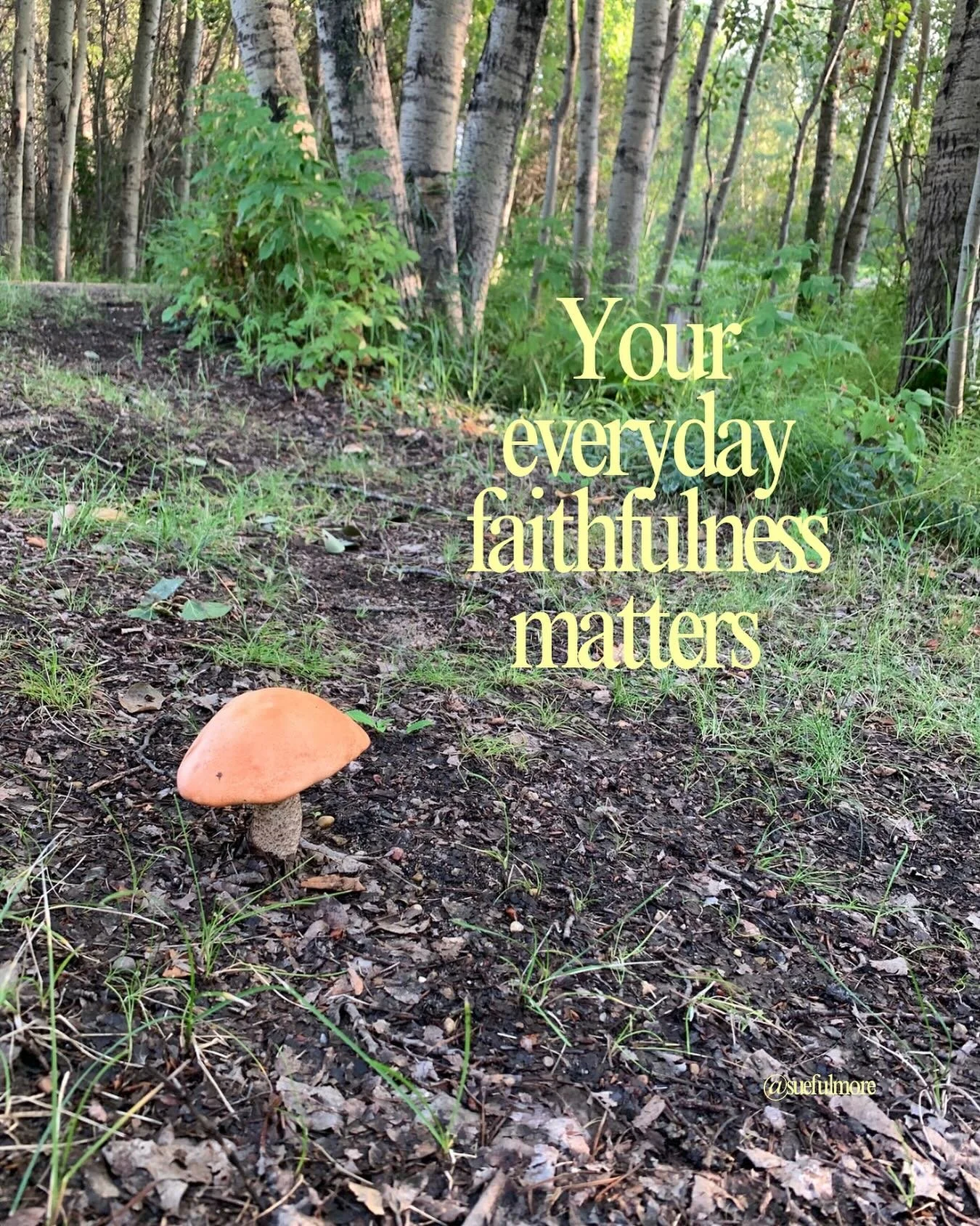 Faithfulness matters

Your everyday faithfulness matters.
You showing up consistently, 
choosing to do the work 
even if no one sees 
or seems to care, matters.
&nbsp;
You may not be able to see, 
but someone is noticing, 
someone sees how 
you keep 