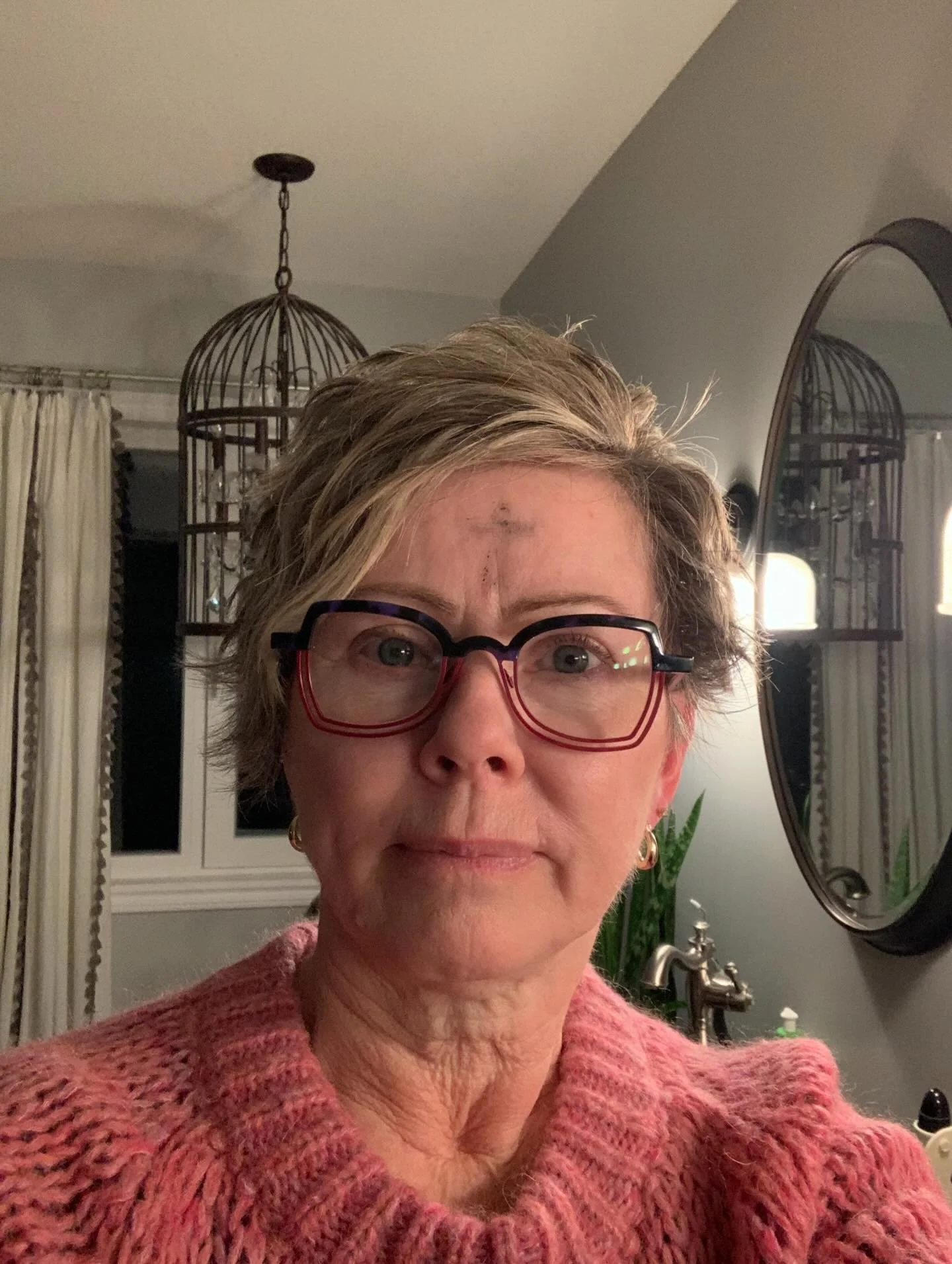 Ash feels like a fitting thing to wear
after a year of loss 
and hopes going up in flame.

I join with the saints of old
in their sackcloth and ashes
lamenting the losses
questioning the God who says
He never leaves.
It seems I cry into a void;
silen