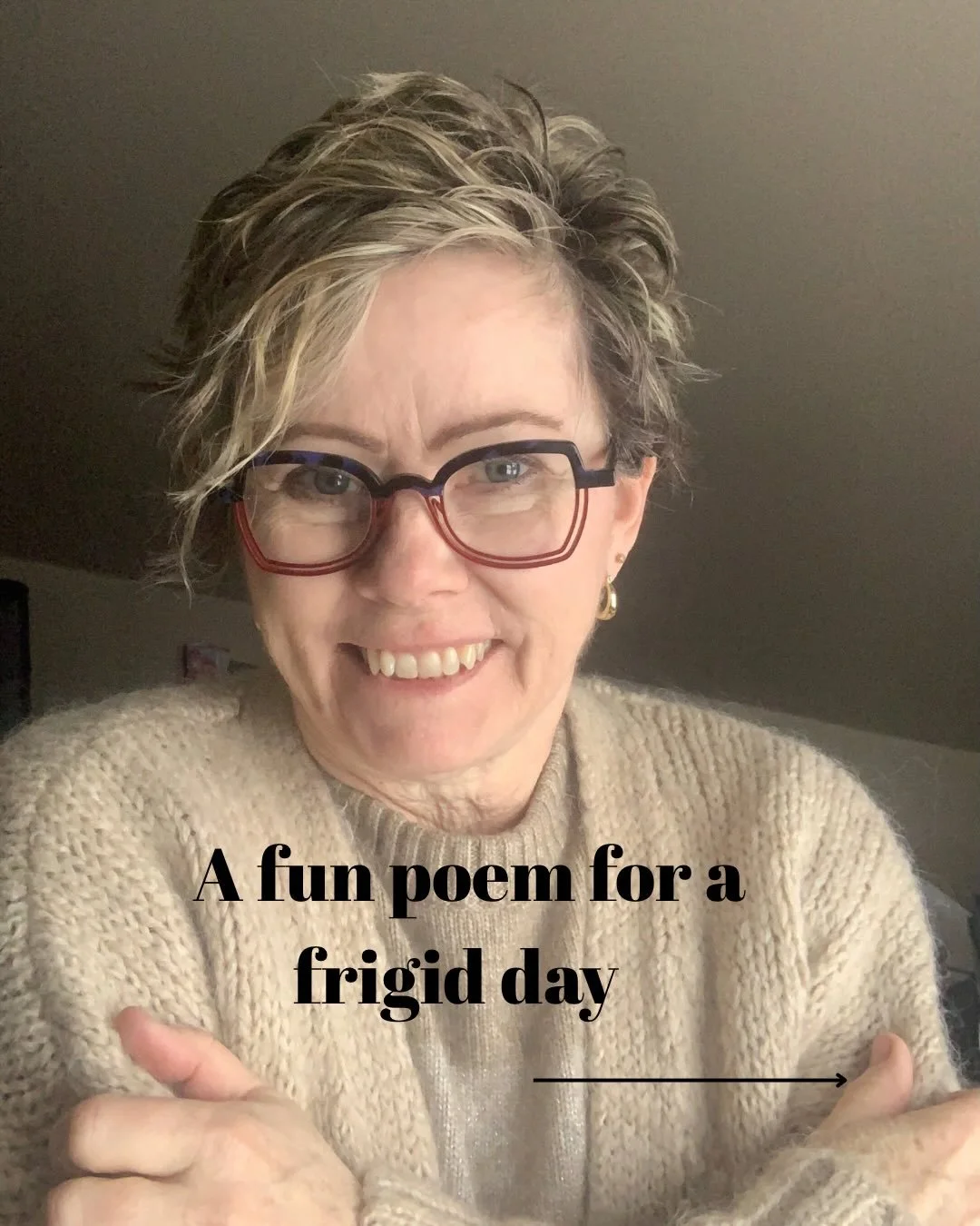 Today 
there are not enough layers, it seems 
to keep me warm
the cold started in my feet 
spread like spilled milk
and soon enveloped the whole of me.
I was sure my veins iced up 
and my blood coagulated.
&nbsp;
On this frigid day
I went shopping fo