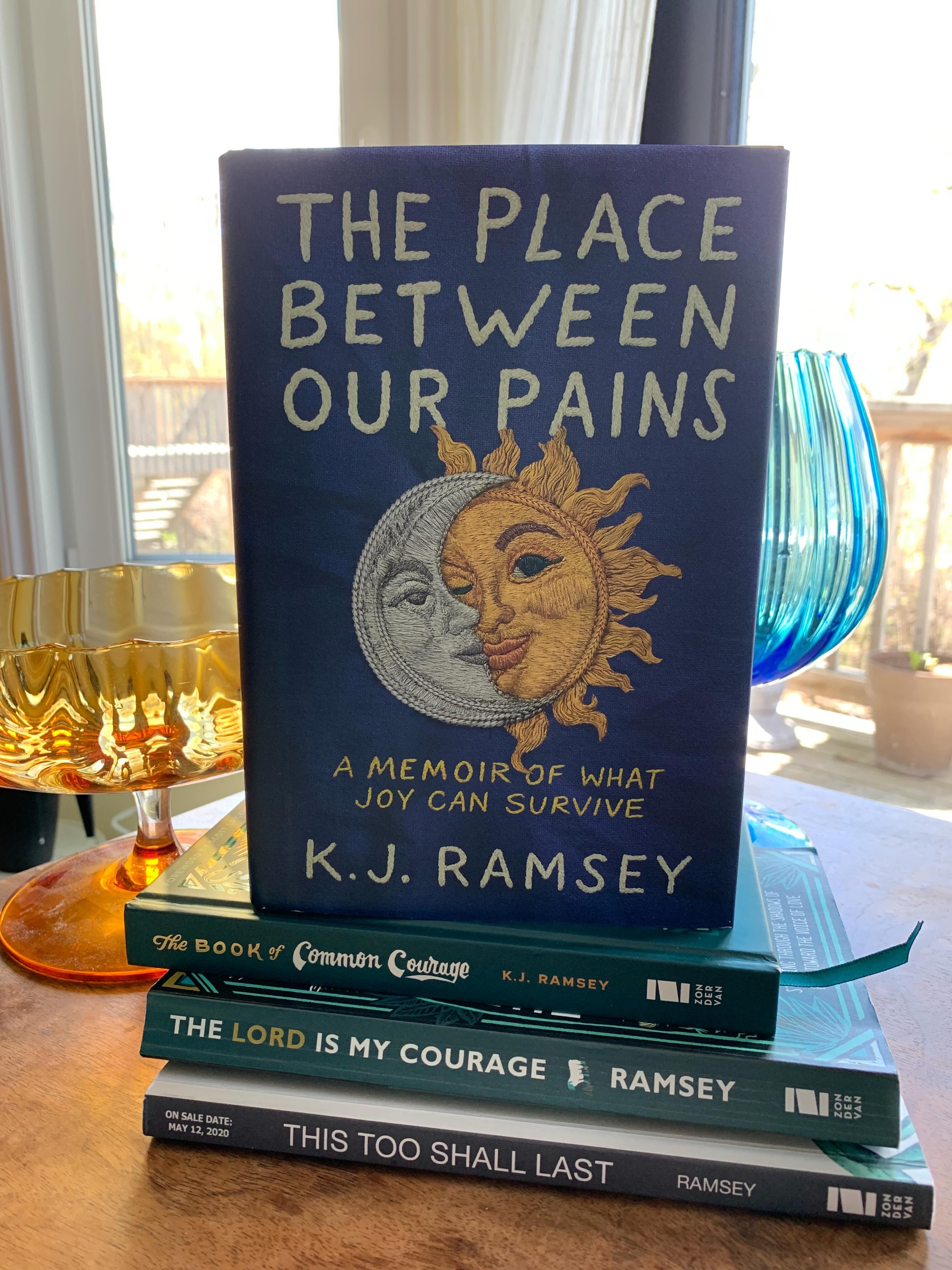 Overjoyed to add her latest book to this KJ Ramsey stack! 

Releases May 19 and available for pre-order now. 

I would encourage you to order today as a gift to yourself. Better yet, get the whole stack!

Her writing is always vulnerable, wise, poeti