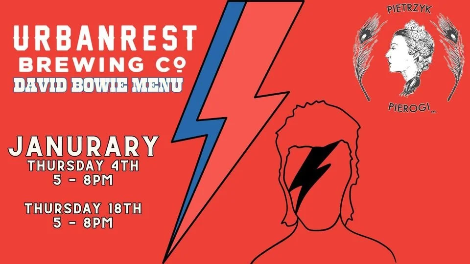 DAVID BOWIE MENU AT URBANREST BREWING COMPANY