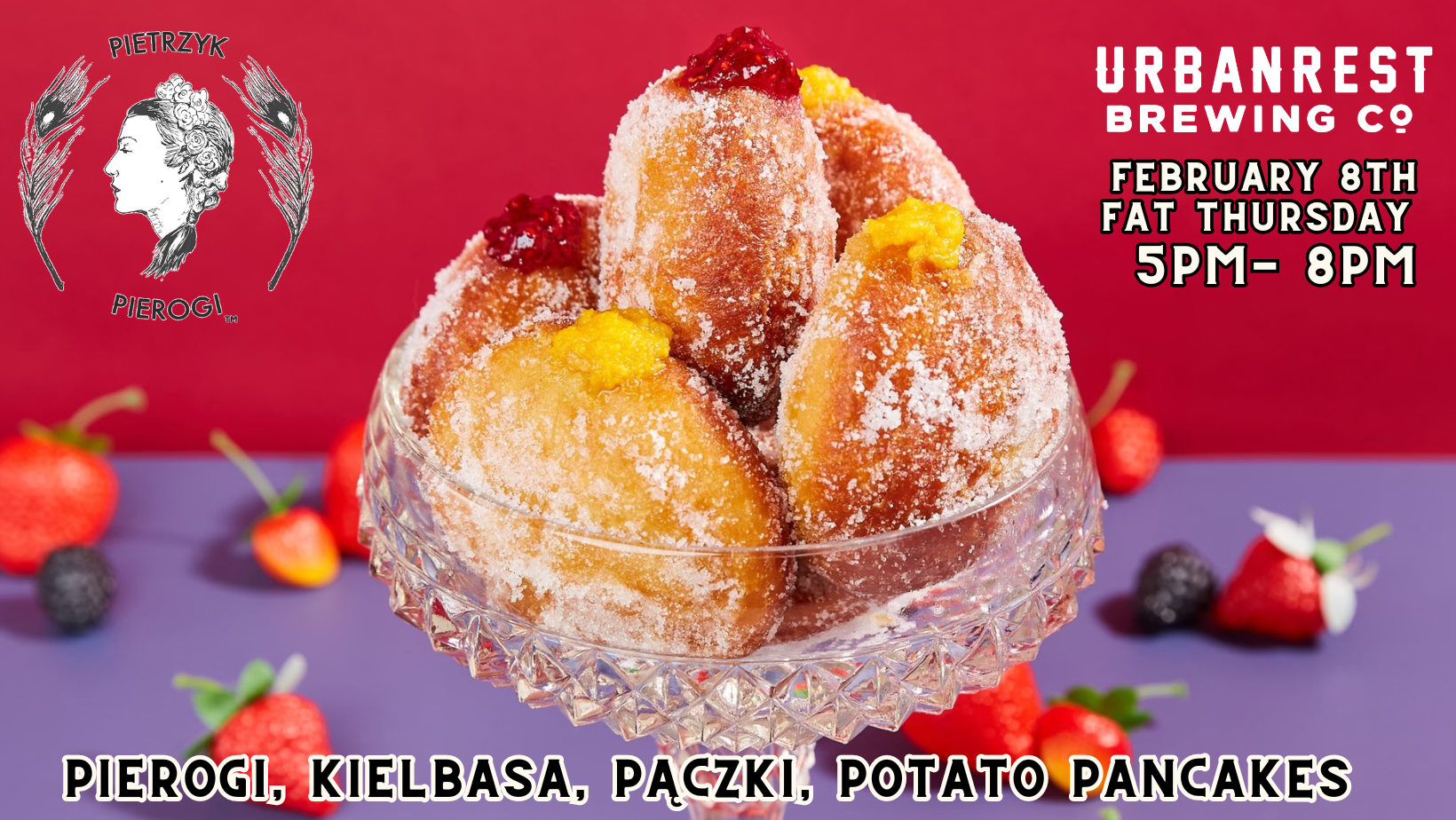 FAT THURSDAY WITH PIETRZYK PIEROGI AT URBANREST BREWING COMPANY