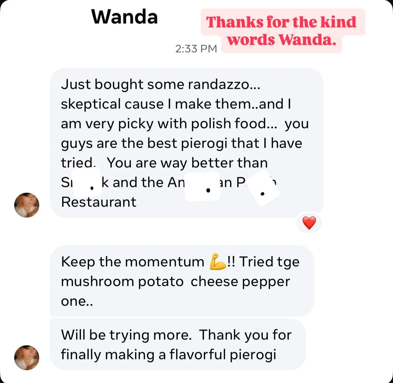 HAPPY NATIONAL PIEROGI DAY! 

You deserve the best pierogi on the shelf and let me tell you, the Polski community in Michigan is very judgmental, which WE ABSOLUTELY LOVE bc we meet their standards.

Get you a red bag of the best pierogi!! 

#pierogi