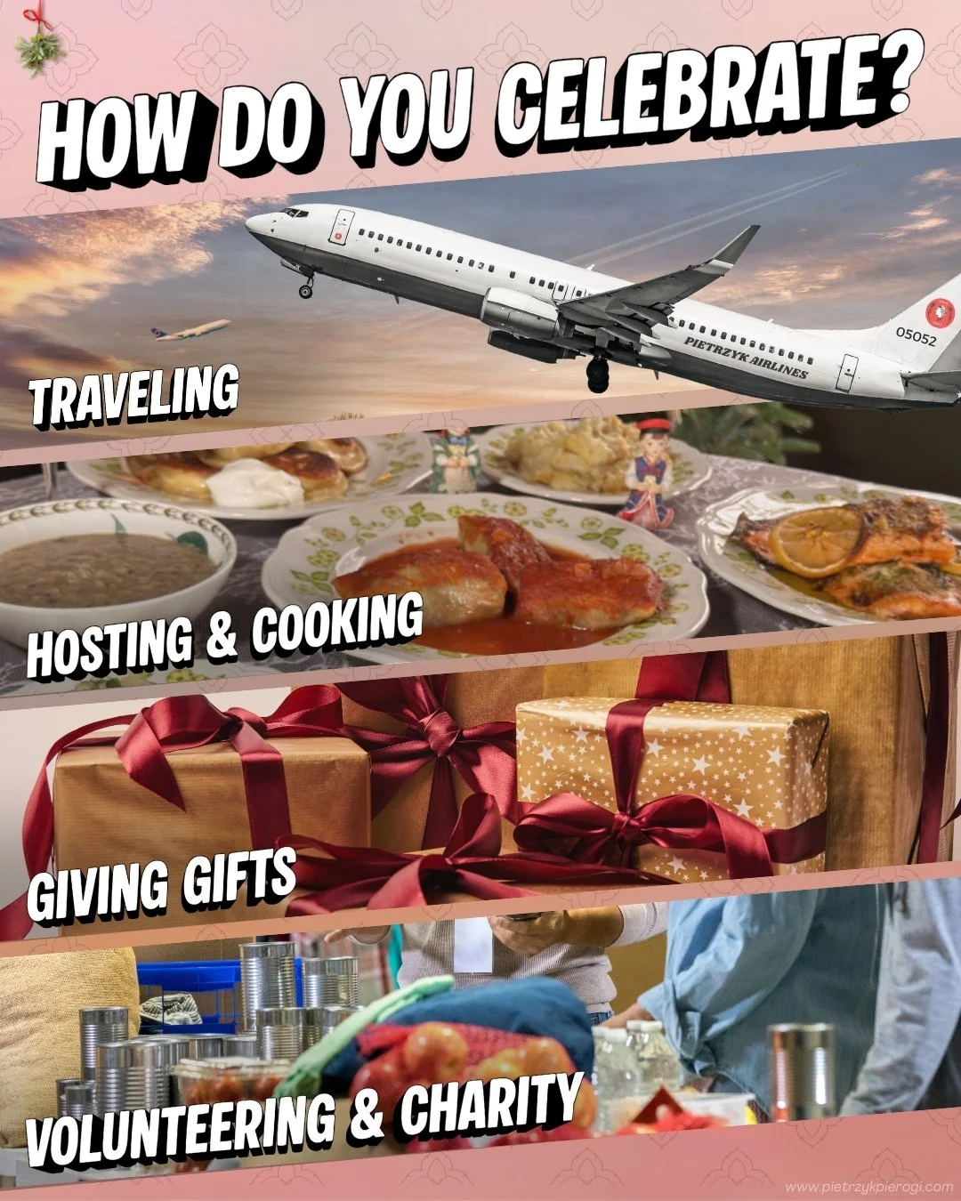 The holidays are the happiest and most hectic time of the year for many. What do you celebrate, and how do you do it?

#pietrzyk #pierogi #pietrzykpierogi #gratiotcentralmarket #downtowndetroit #detroit #travel #flying #cooking #gifts #shopping #char
