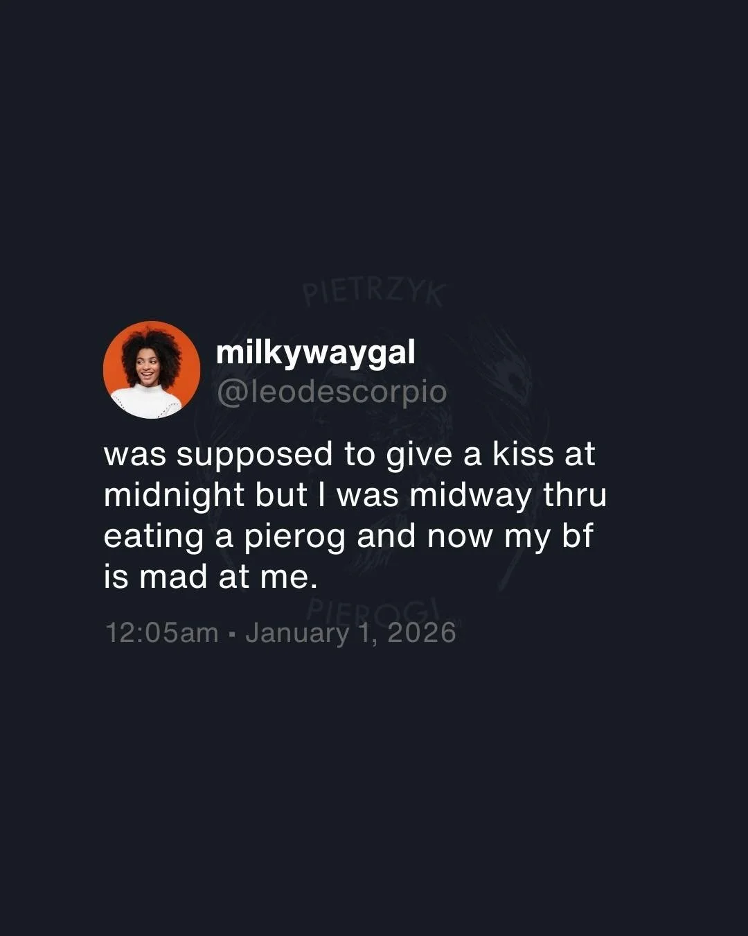 The last day of the year is the perfect time to take inventory&hellip;

#pierogi #nye #dreams