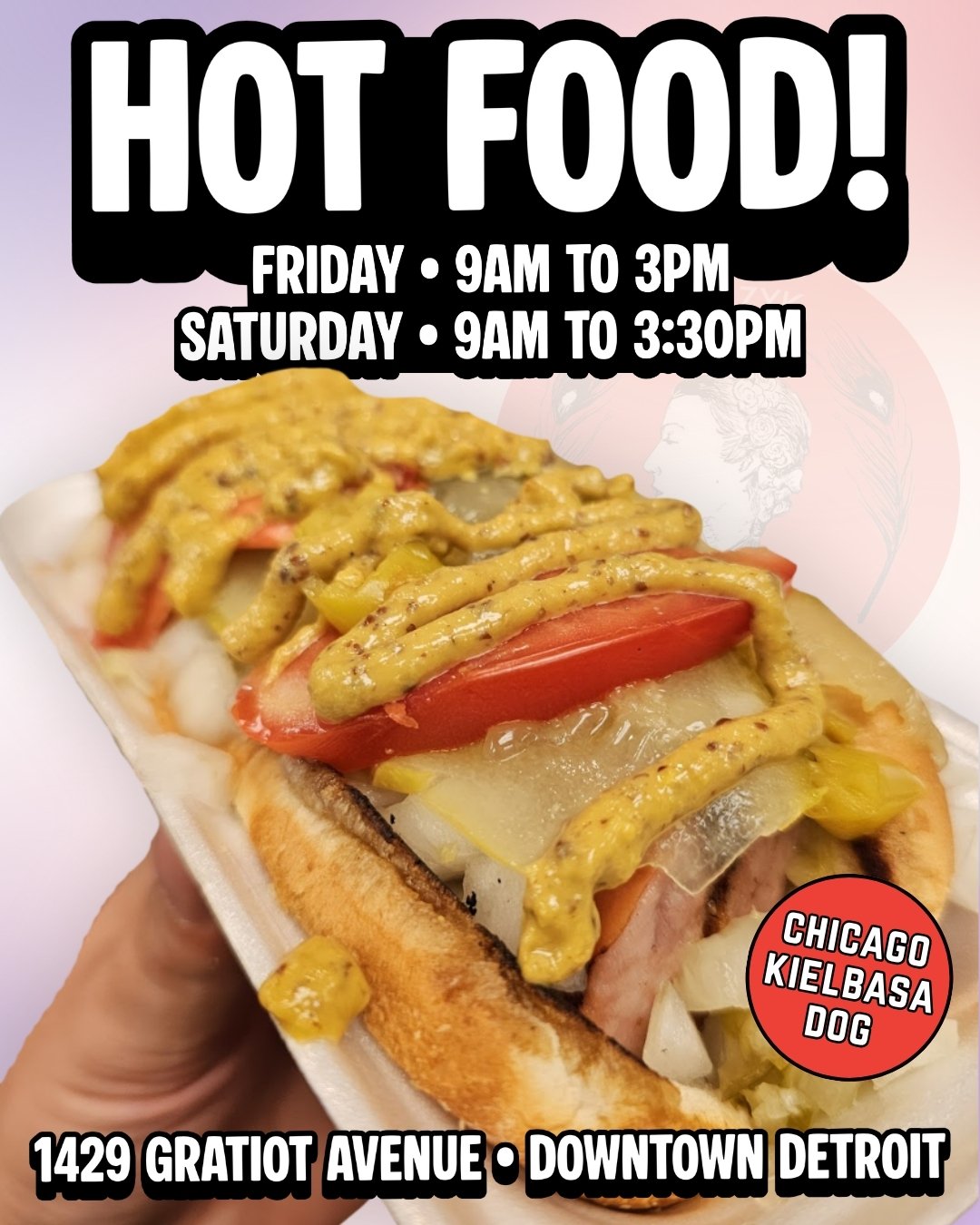 This weekend, start 2026 off with some great food at Gratiot Central. We've got a full menu of breakfast and lunch options, with something that's sure to satisfy!

#pietrzykpierogi #downtowndetroit #lunch #hotfood #polska