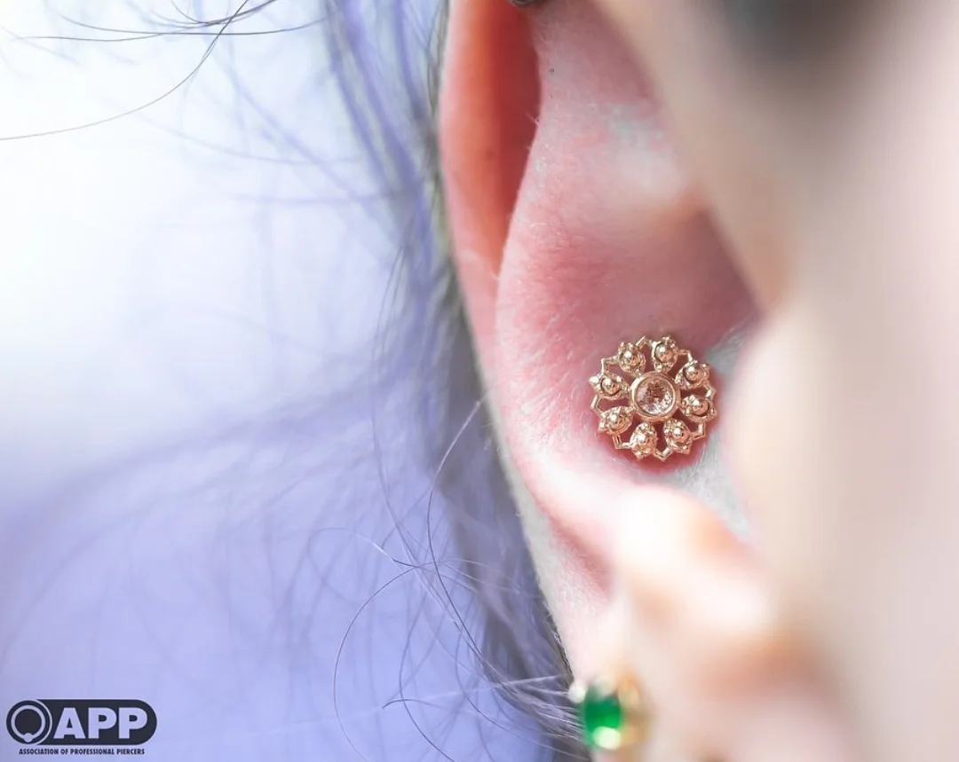 Yellow Gold Rosette