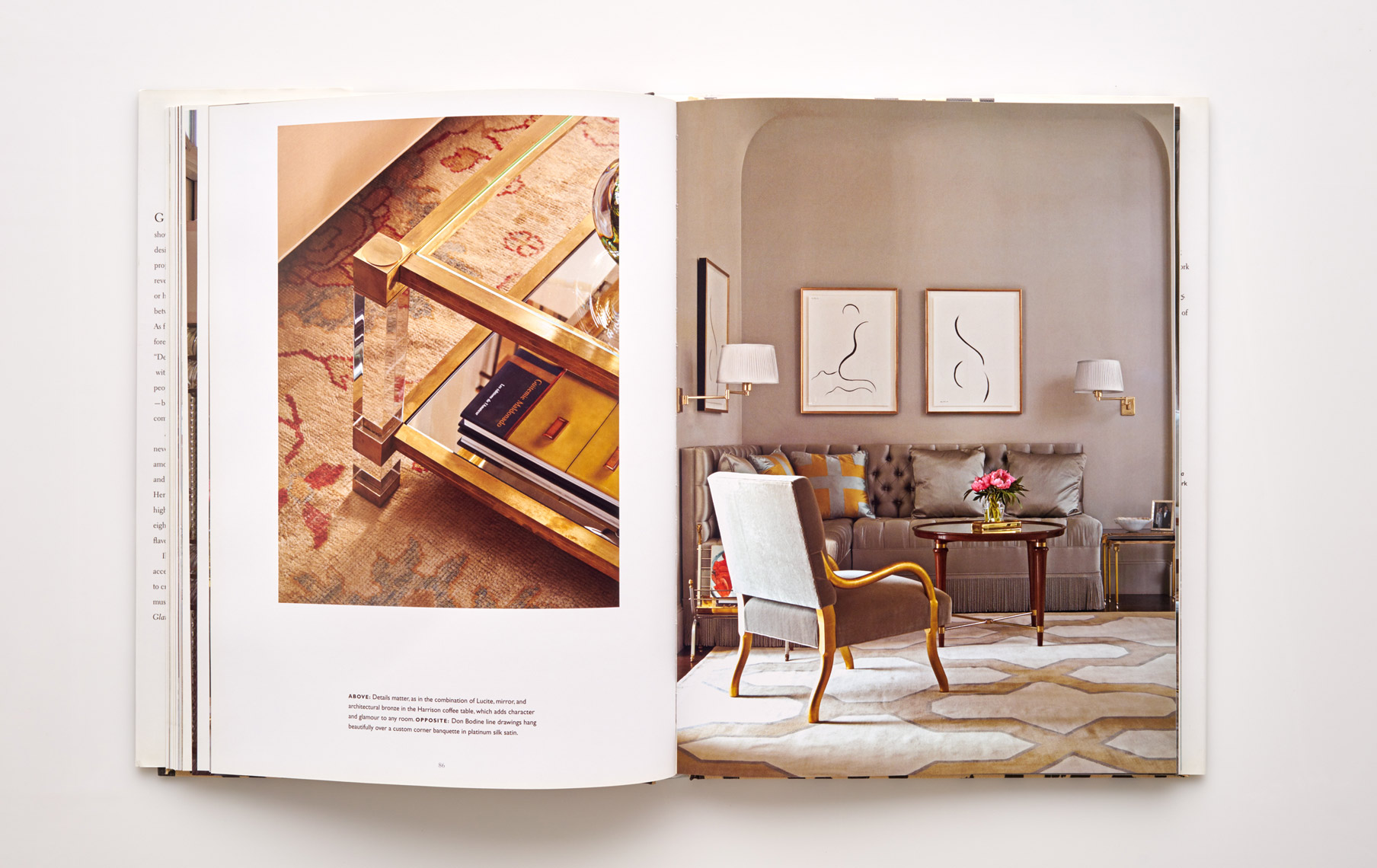 Stephen Karlisch Jan Showers Glamorous Rooms Living Room Contemporary