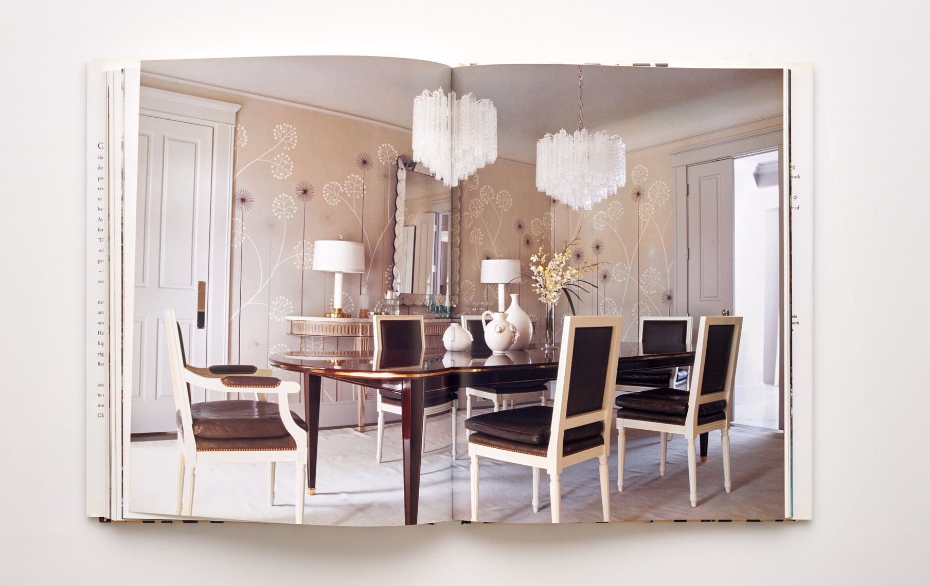 Stephen Karlisch Jan Showers Glamorous Rooms Eclectic Dining 