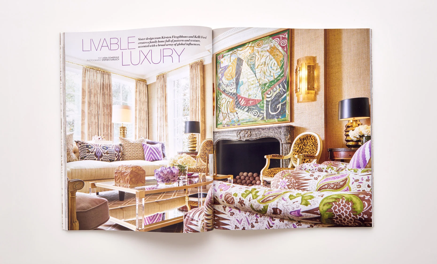 Stephen Karlisch Southern Home Livable Luxury Living Room