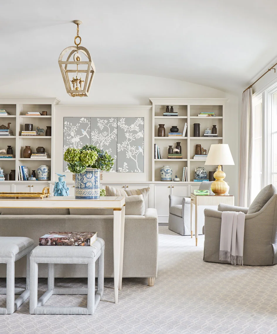 Stephen Karlisch Southlake Project Living Room Detail