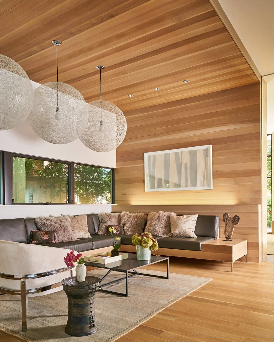 Stephen Karlisch Caruth Family Room With Art