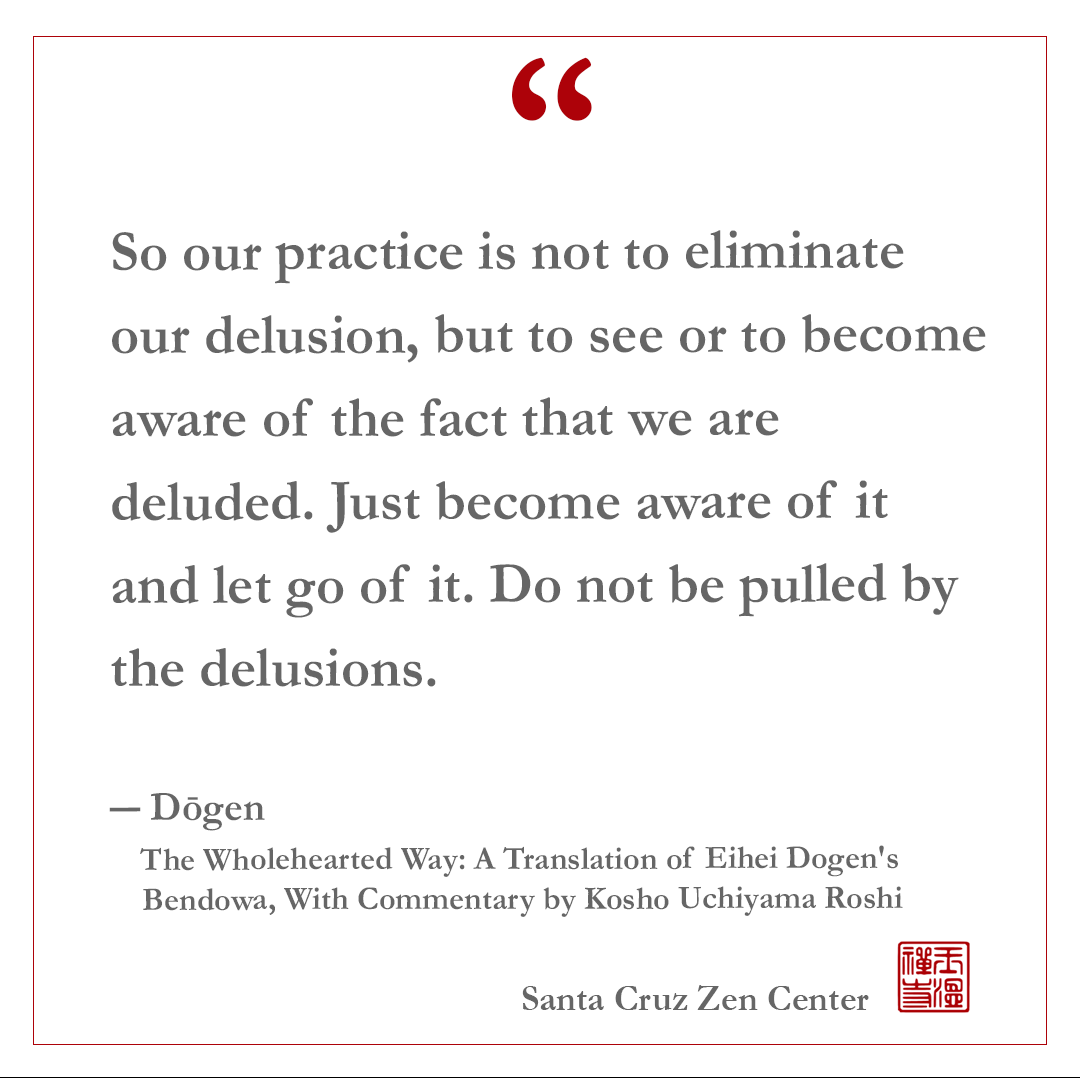Dogen on Delusion