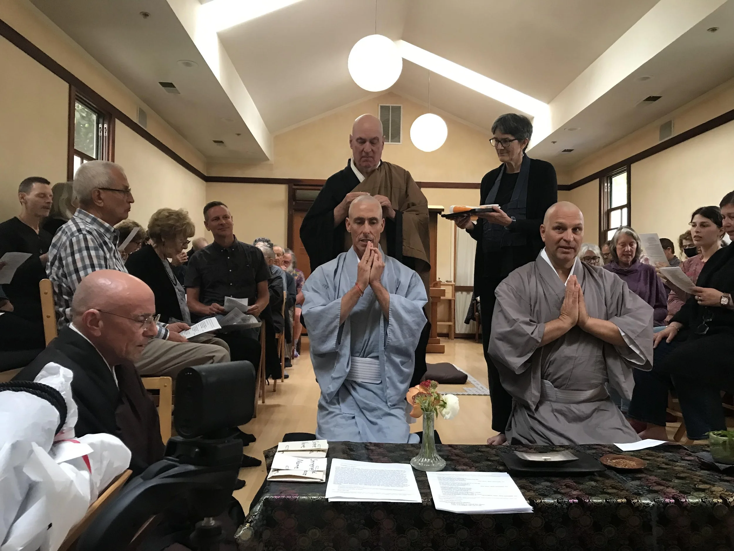 Tokudo Priest Ordination Ceremony at Santa Cruz Zen Center
