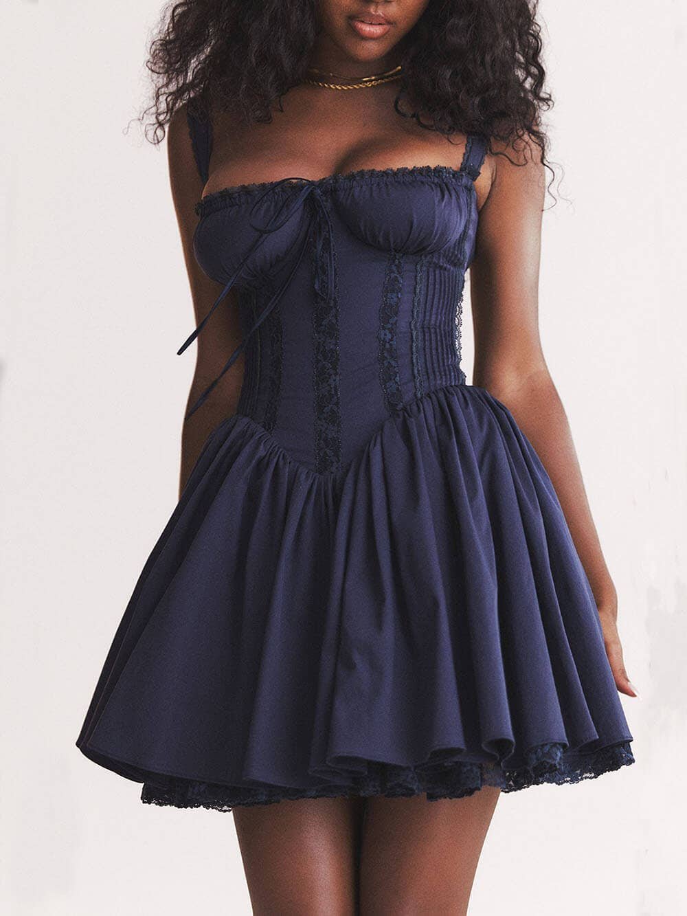 Noa Azul - French Corset Mini Dress