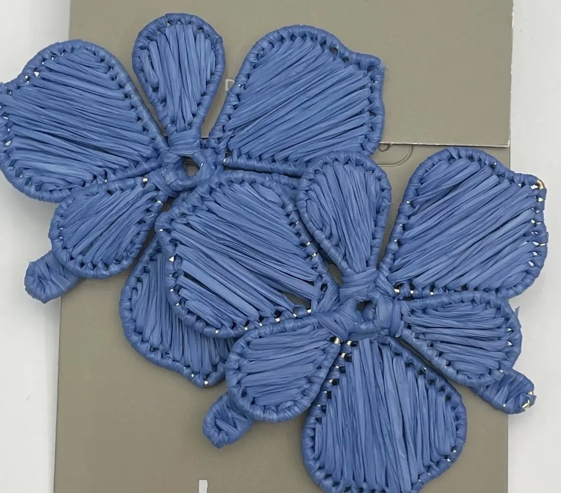 Periwinkle Flora Stud Earrings