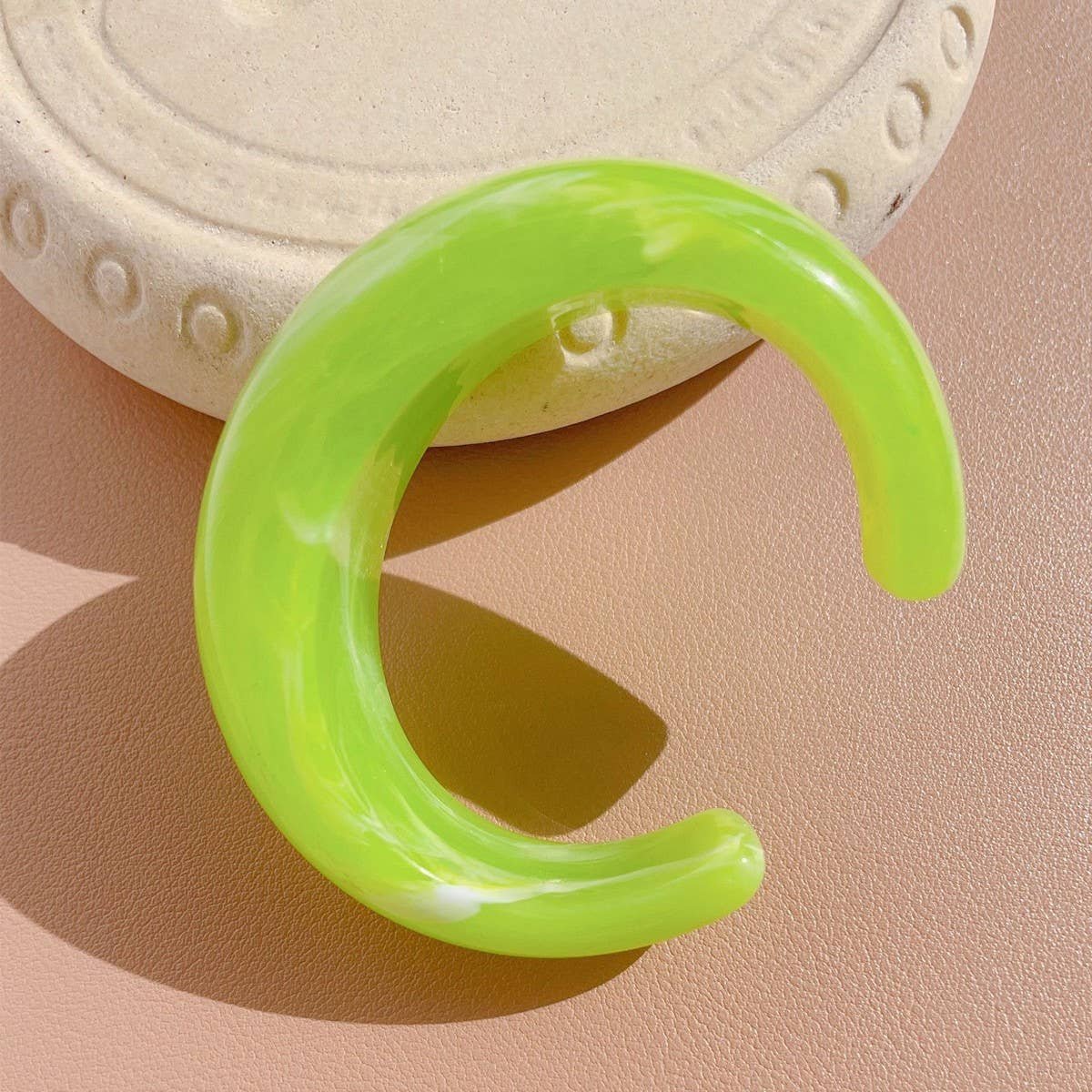 Lime Acrylic Bangle