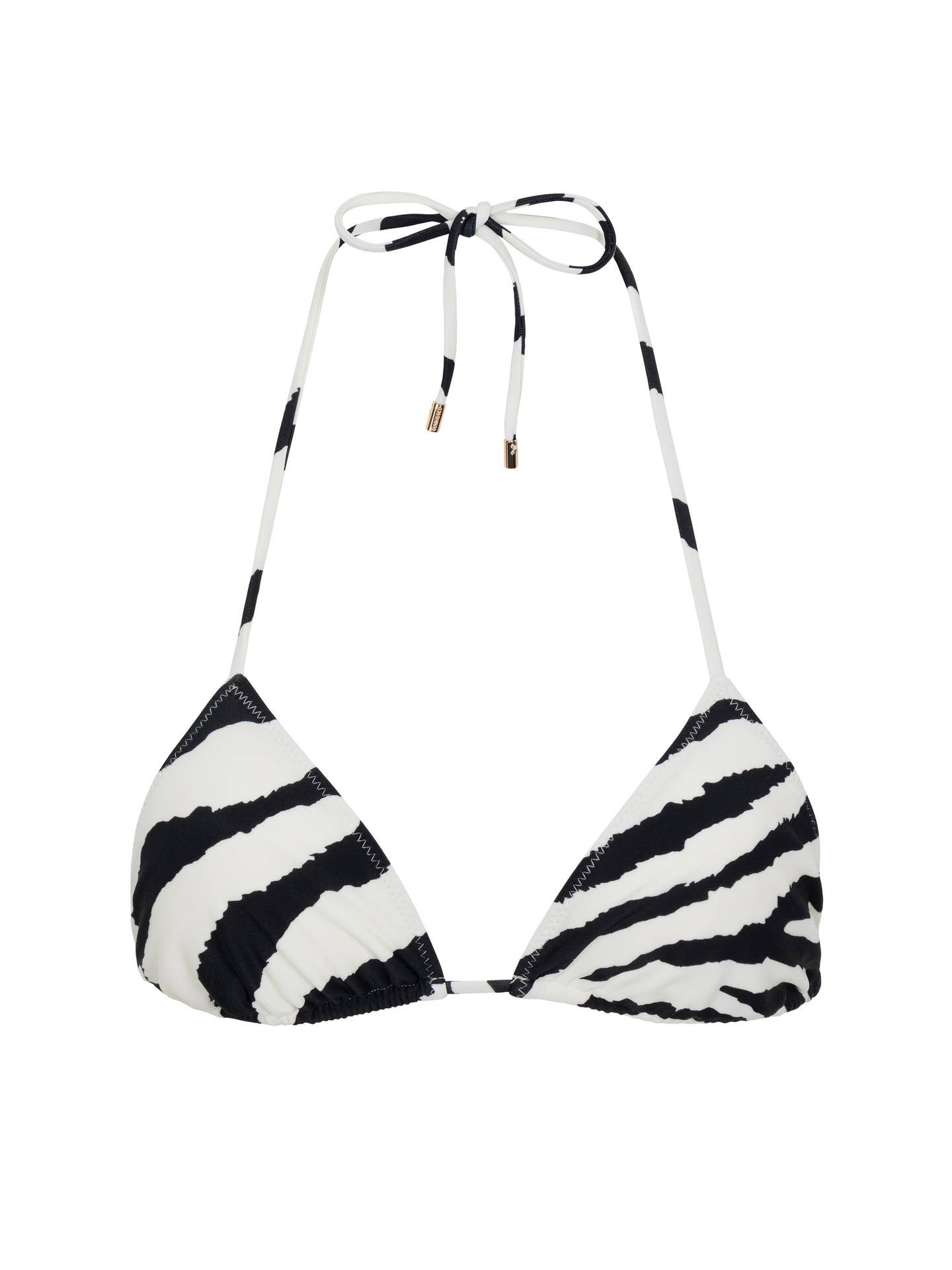 Zayana - Triangle Zebra Bikini Top
